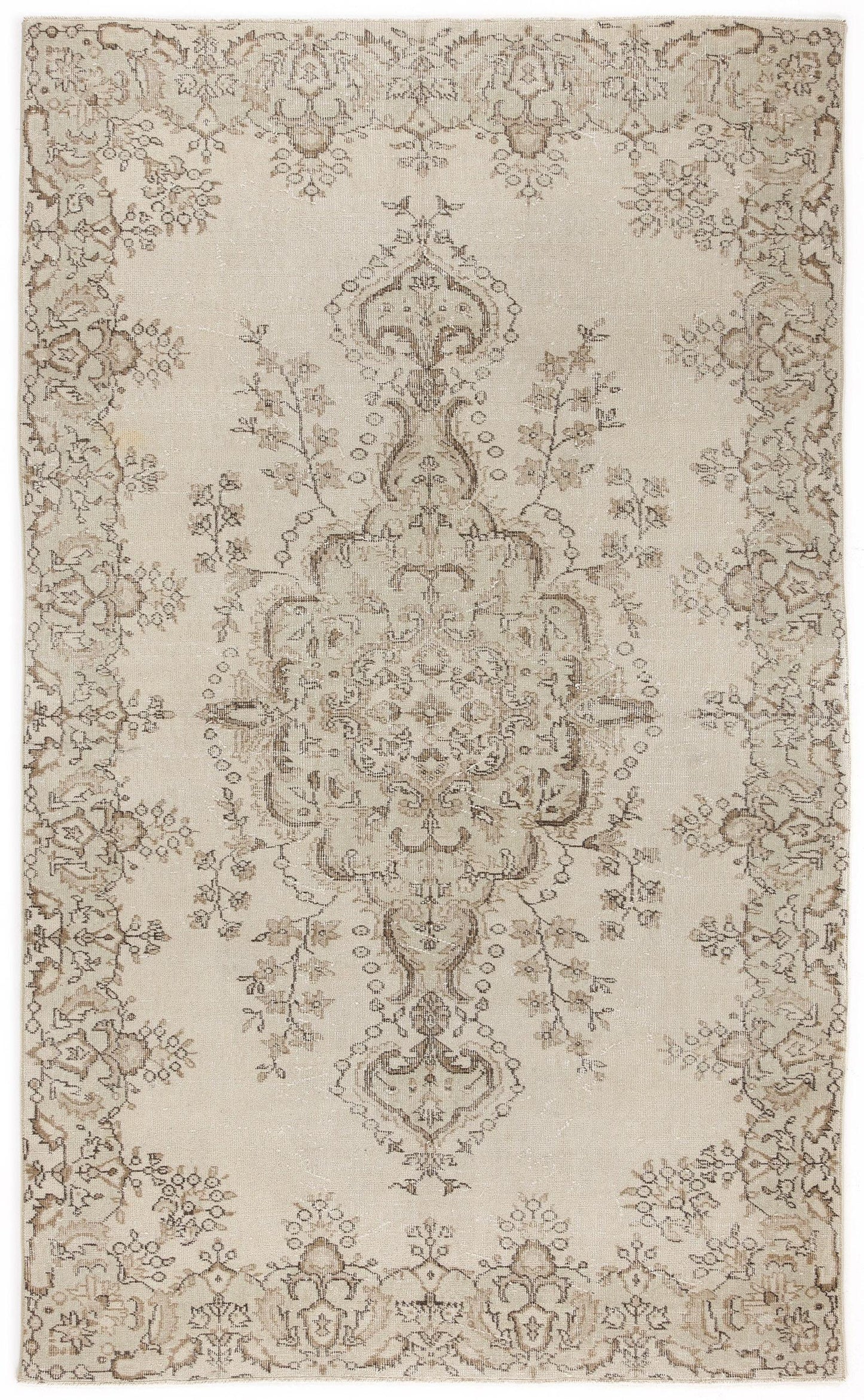 Praen - Vintage Medallion Rug - 5'8 X 9'3