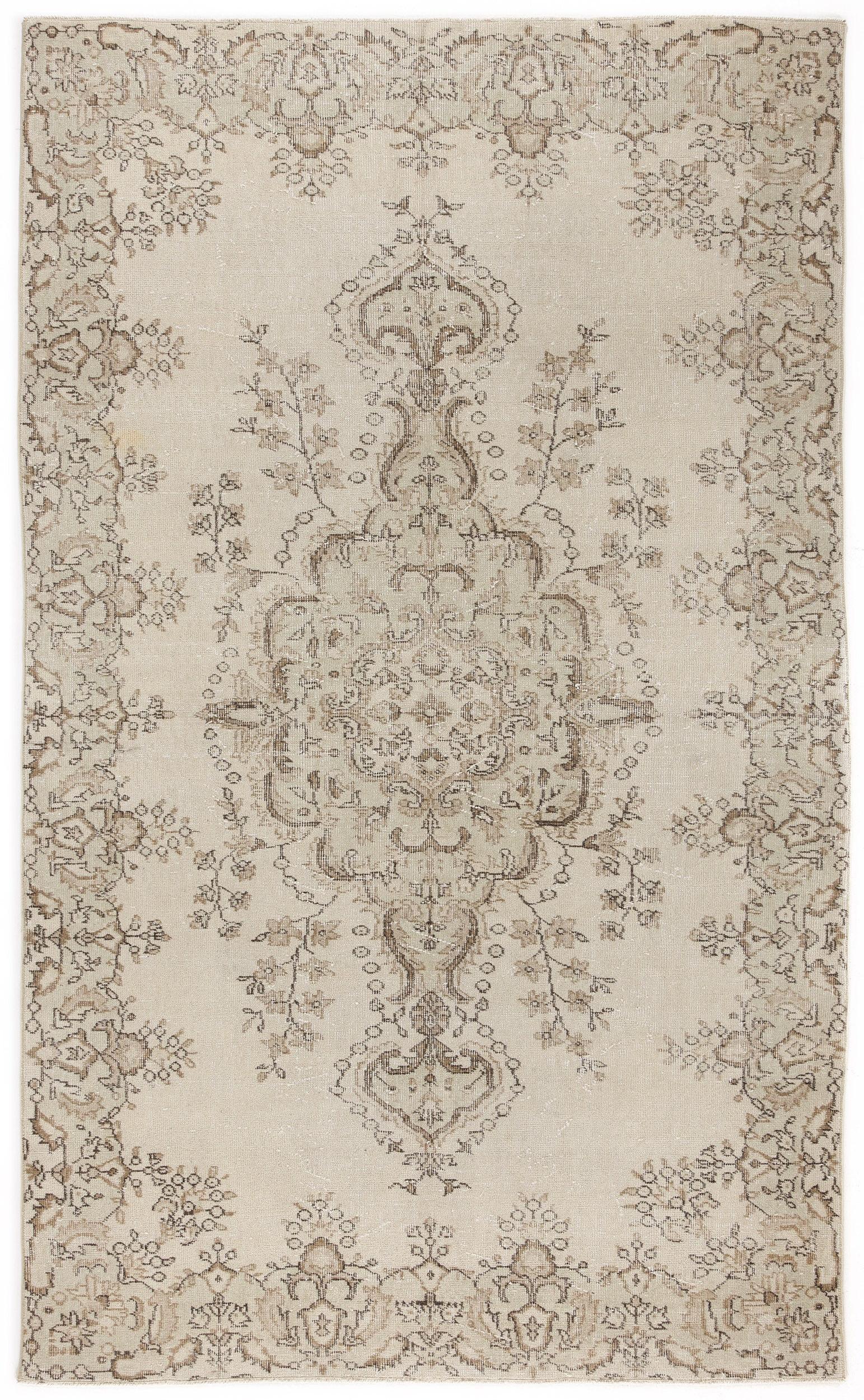 Praen - Vintage Medallion Rug - 5'8 X 9'3