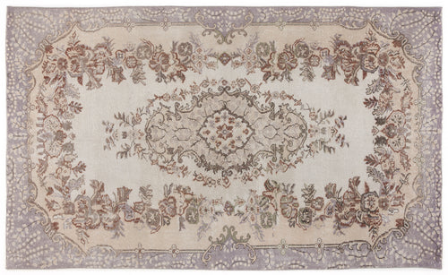 Load image 1 in gallery view. Thoazaor - Vintage Medallion Rug - 5'7 X 9'5