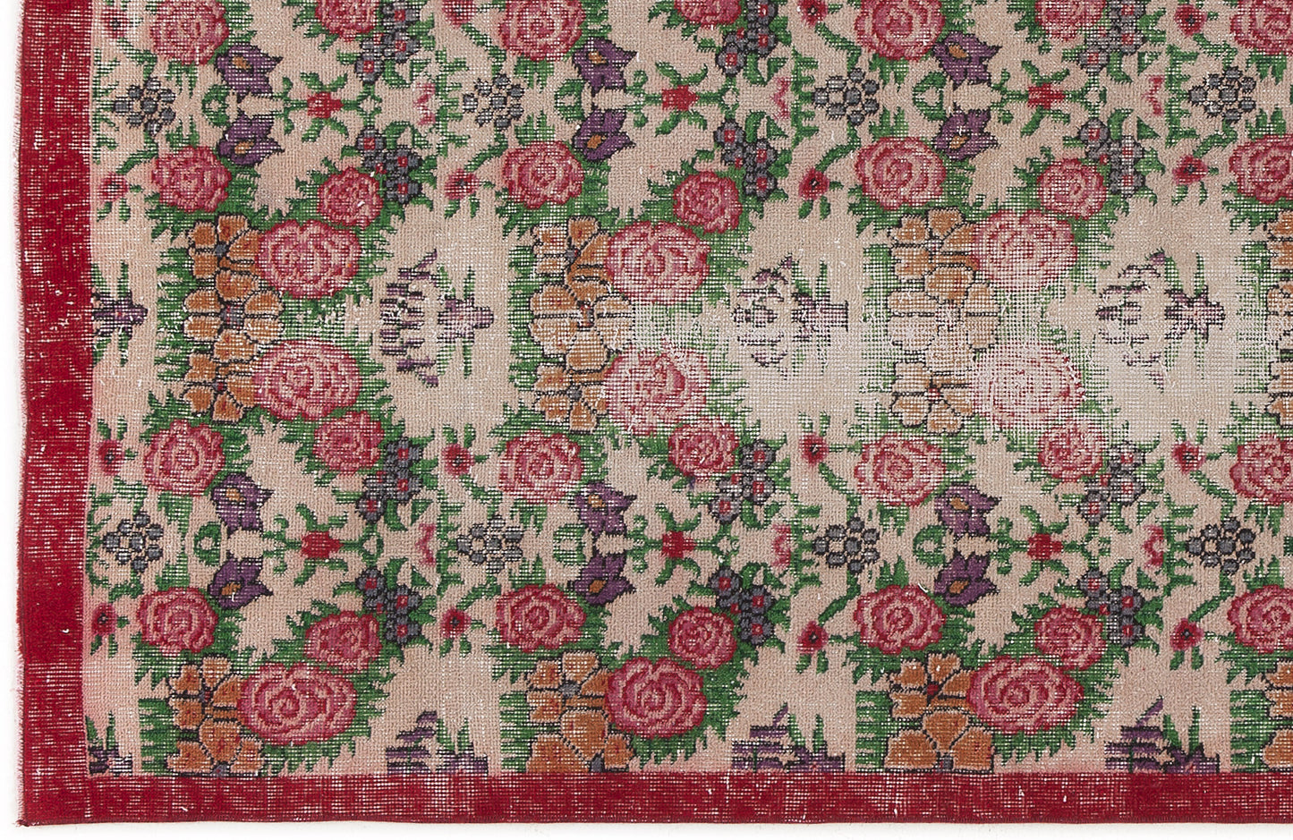 Mizema - Vintage Floral Rug - 3'7 X 6'8