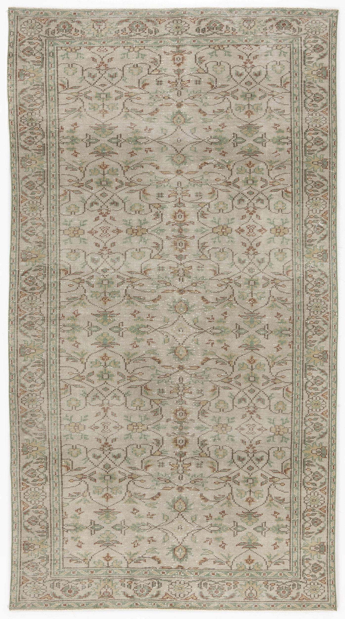 Gahida - Vintage Floral Rug - 5'1 X 9'1