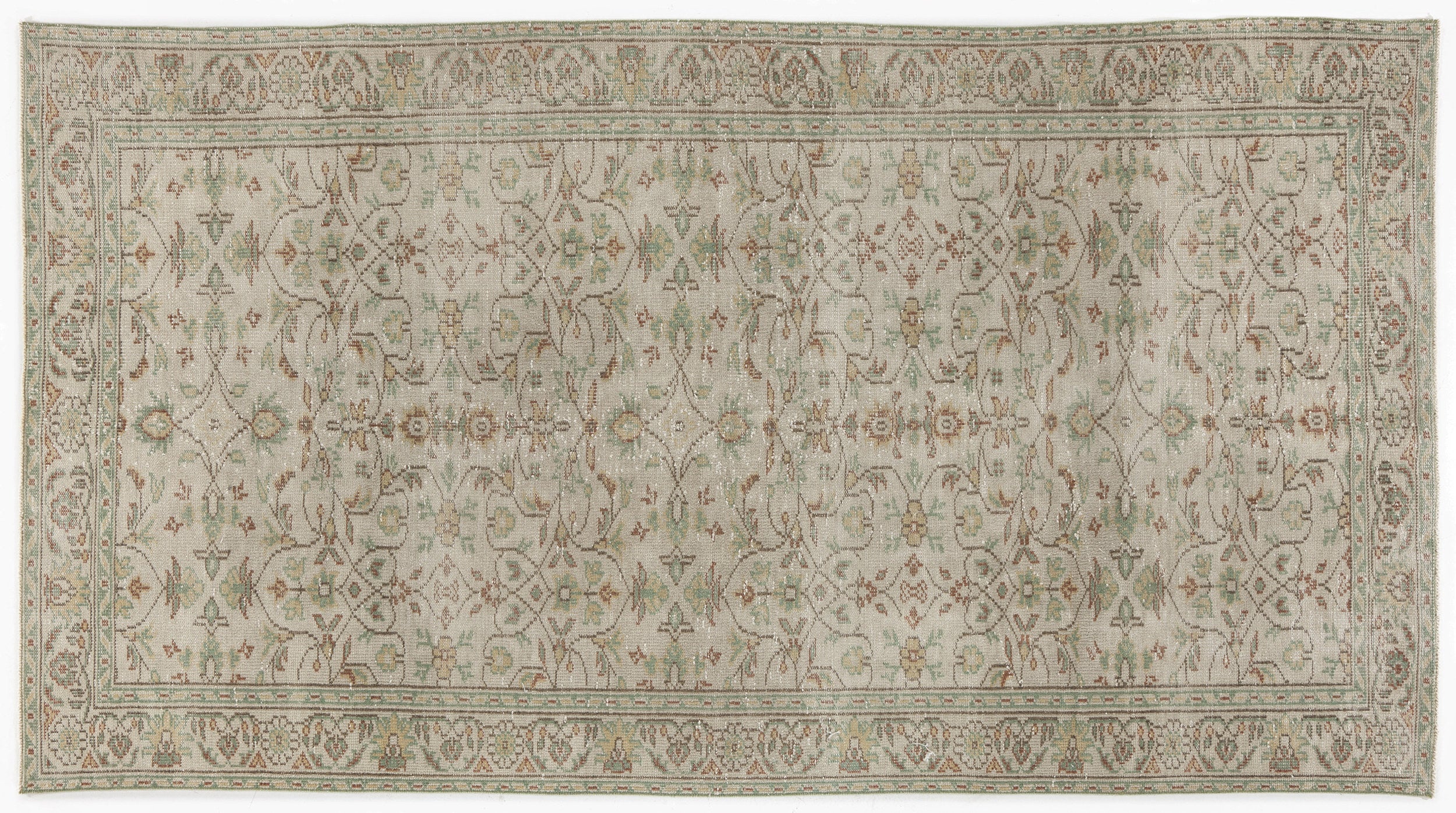 Gahida - Vintage Floral Rug - 5'1 X 9'1