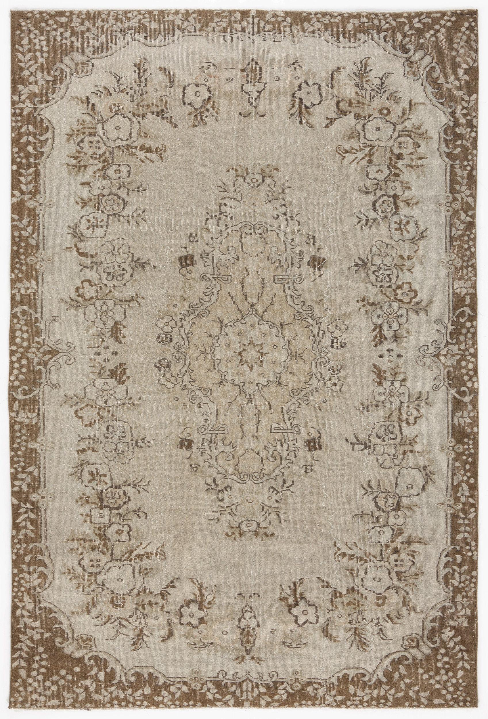 Kegena - Vintage Medallion Rug - 6'1 X 9'1