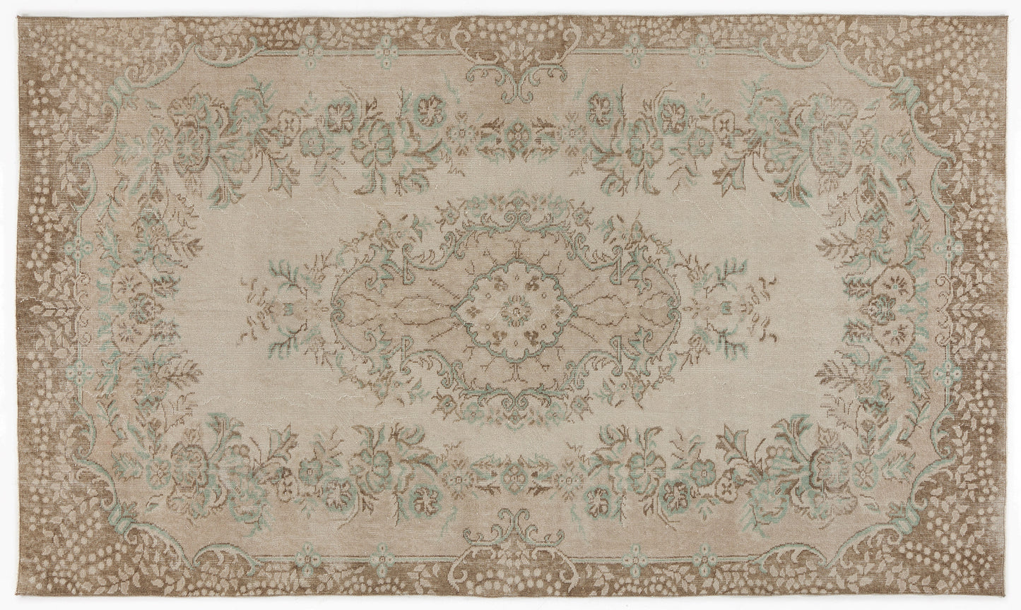 Samuel - Vintage Medallion Rug - 5'7 X 9'6