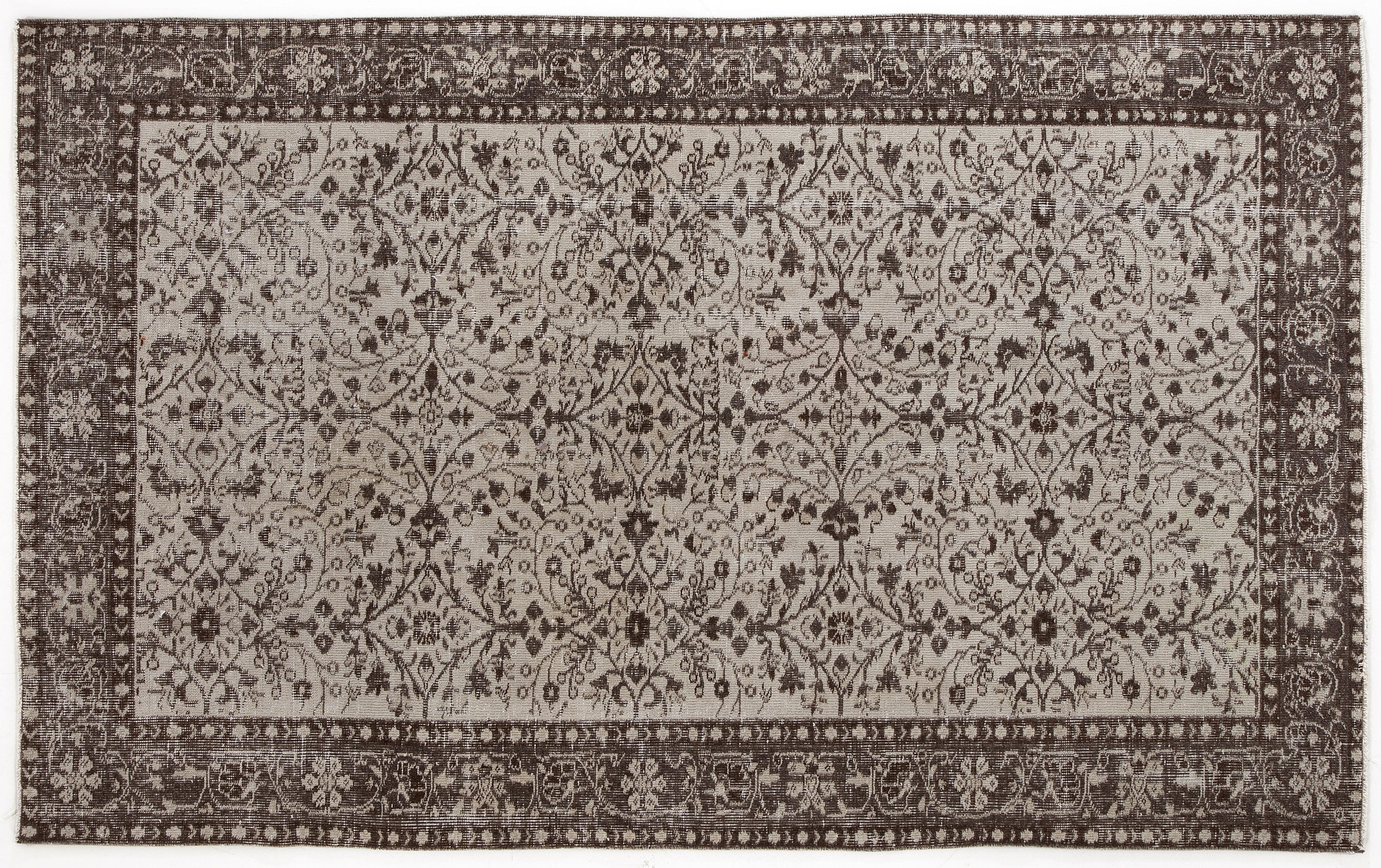 Pranuyn - Vintage Floral Rug - 5'2 X 8'5