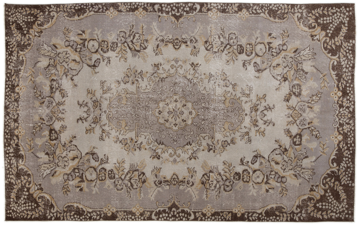 Grigila - Vintage Medallion Rug - 5'4 X 8'6