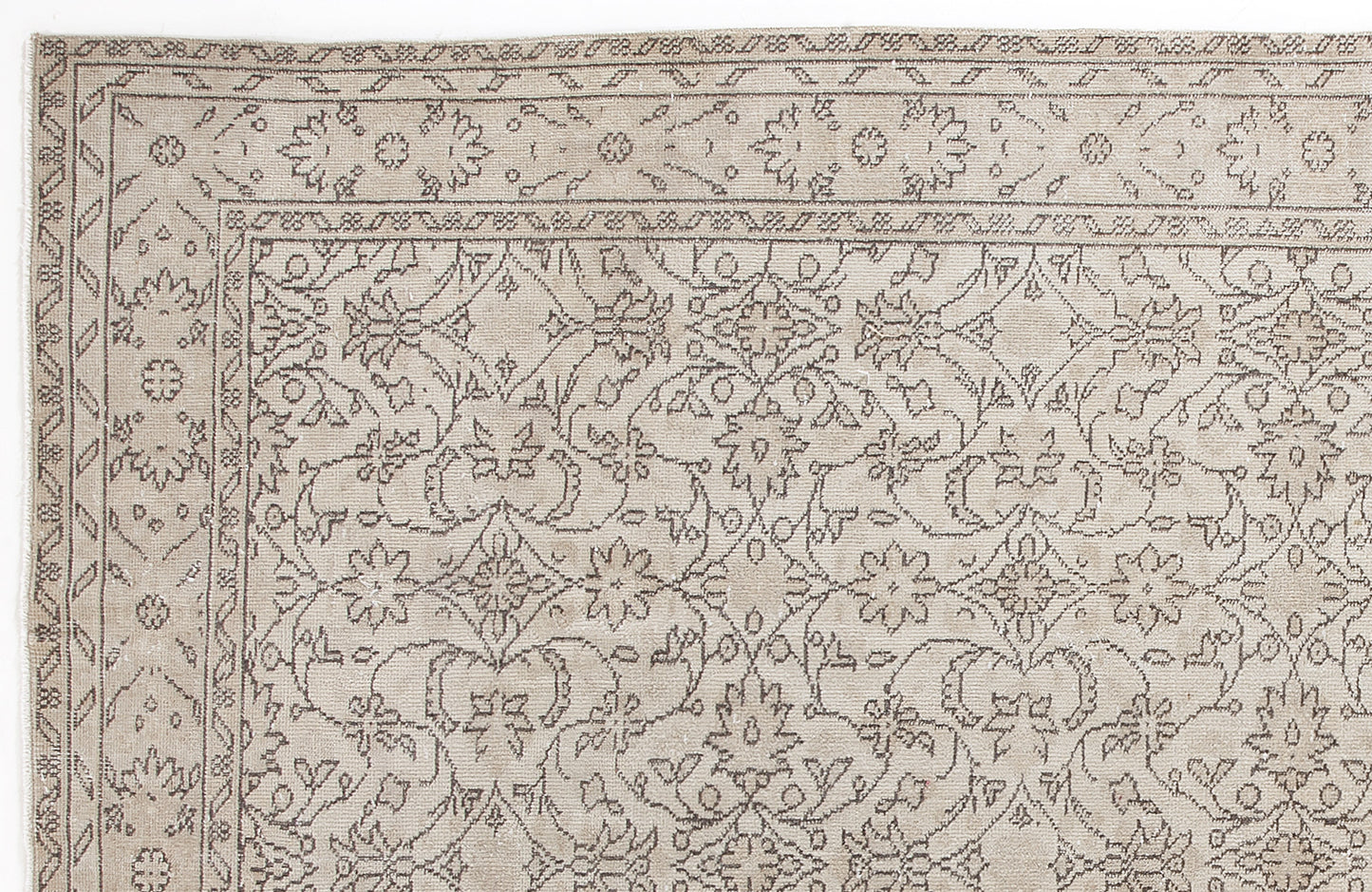 Grihala - Vintage Floral Rug - 6'1 X 9'3
