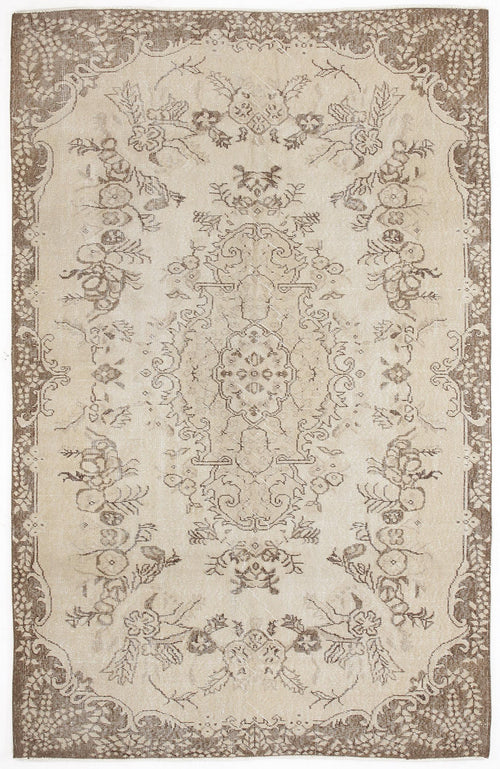Load image 1 in gallery view. Gozisa - Vintage Medallion Rug - 5'7 X 8'10