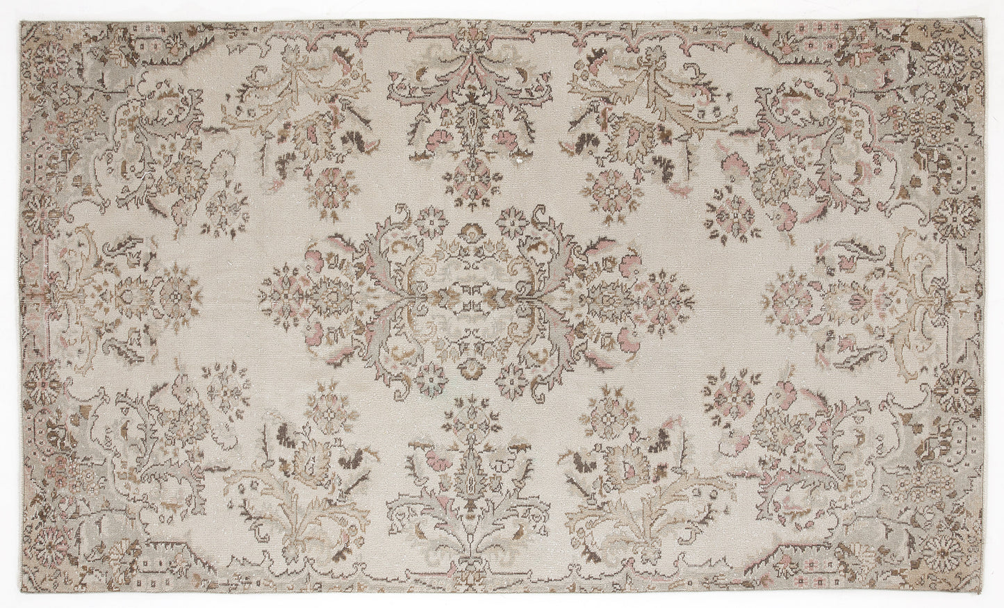 Faduya - Vintage Floral Rug - 6'2 X 9'4