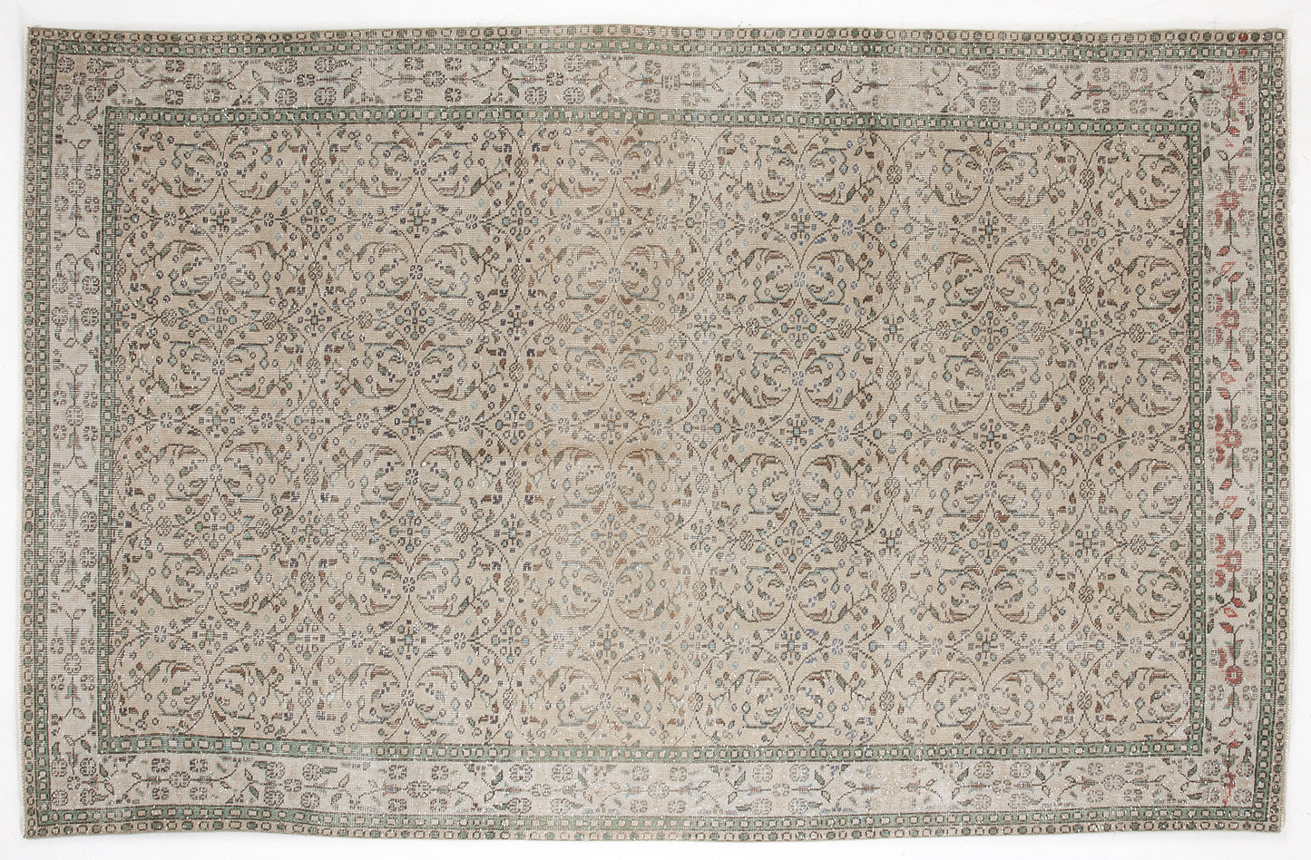 Sletiane - Vintage Floral Rug - 6'0 X 9'10