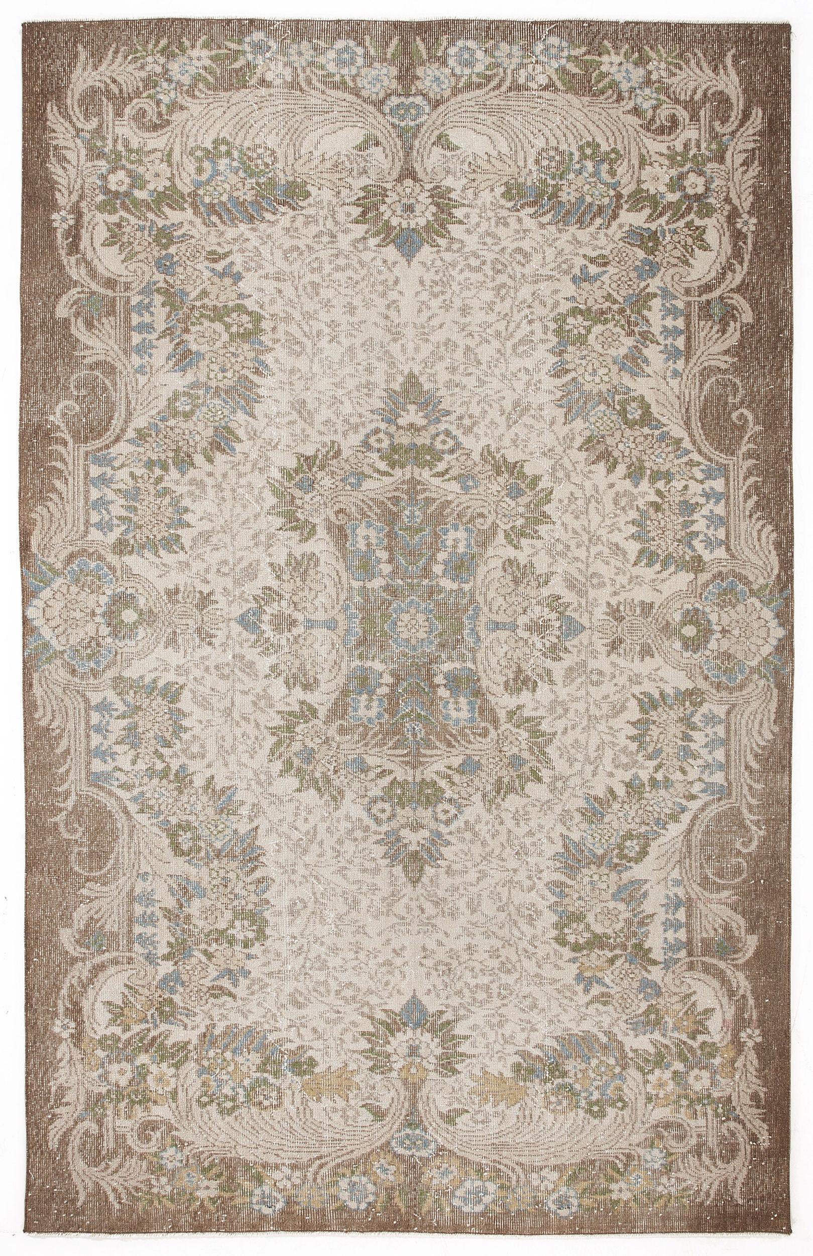 Saileel - Vintage Medallion Rug - 5'11 X 9'4