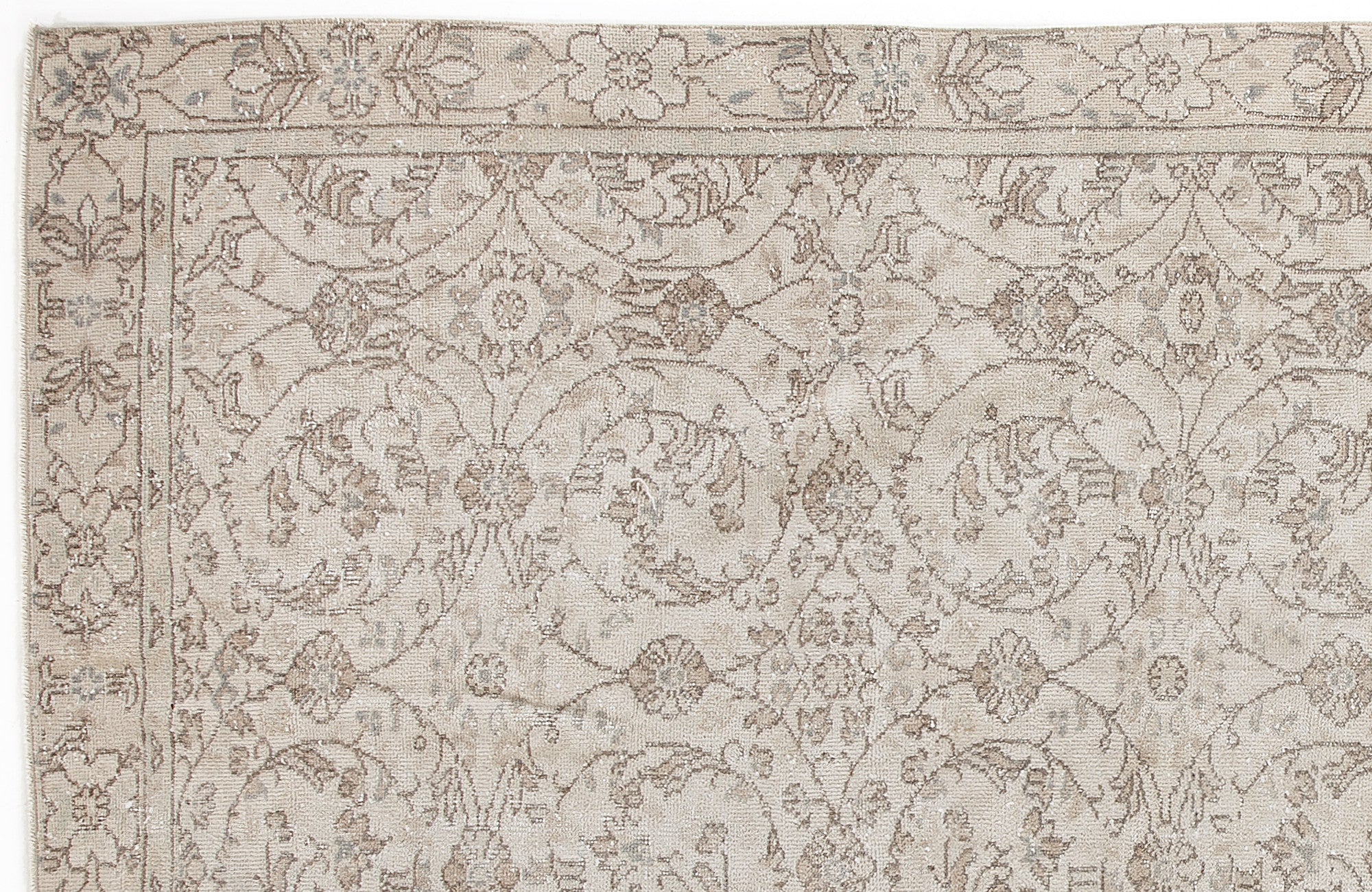 Bumoa - Vintage Floral Rug - 5'2 X 9'9