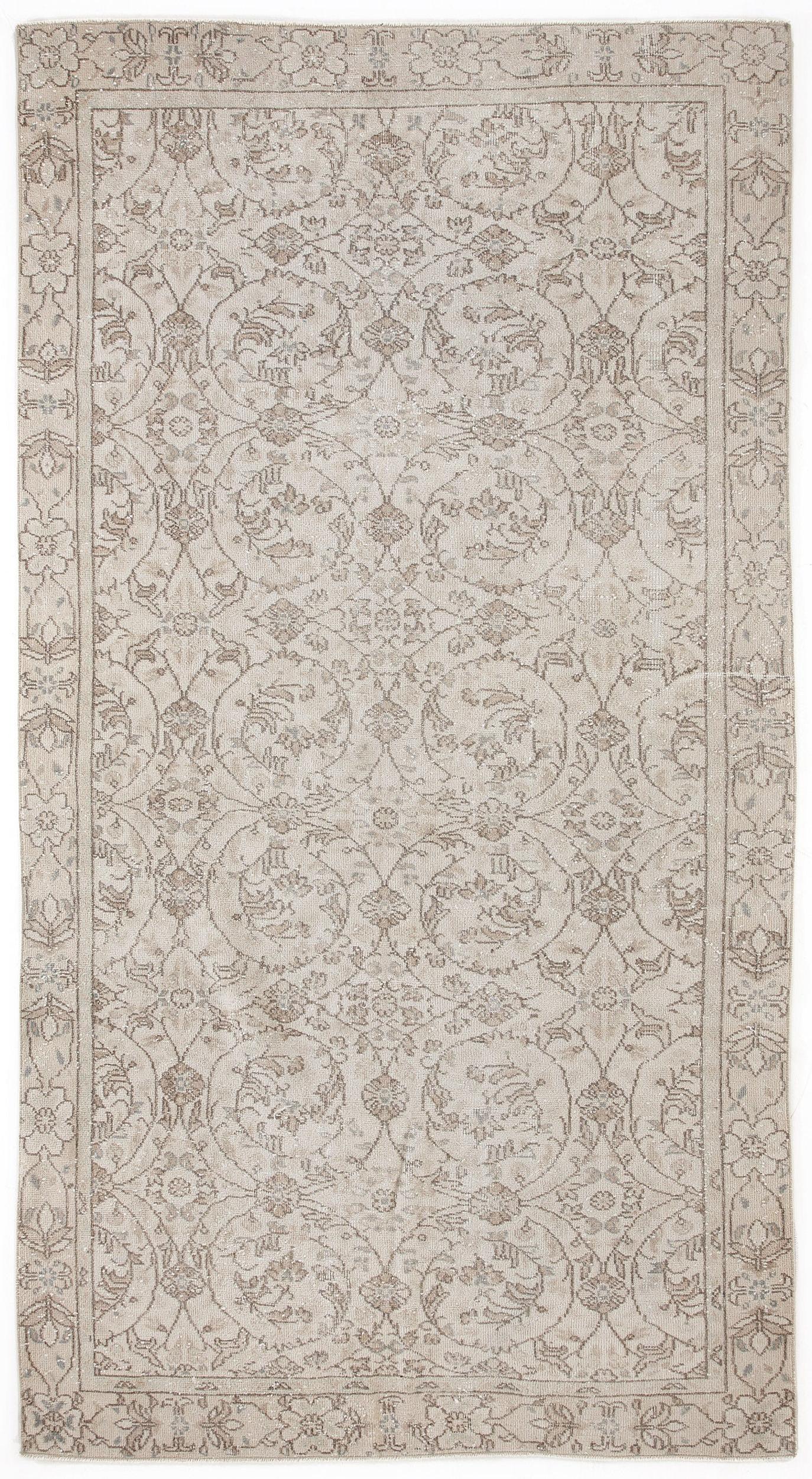 Bumoa - Vintage Floral Rug - 5'2 X 9'9