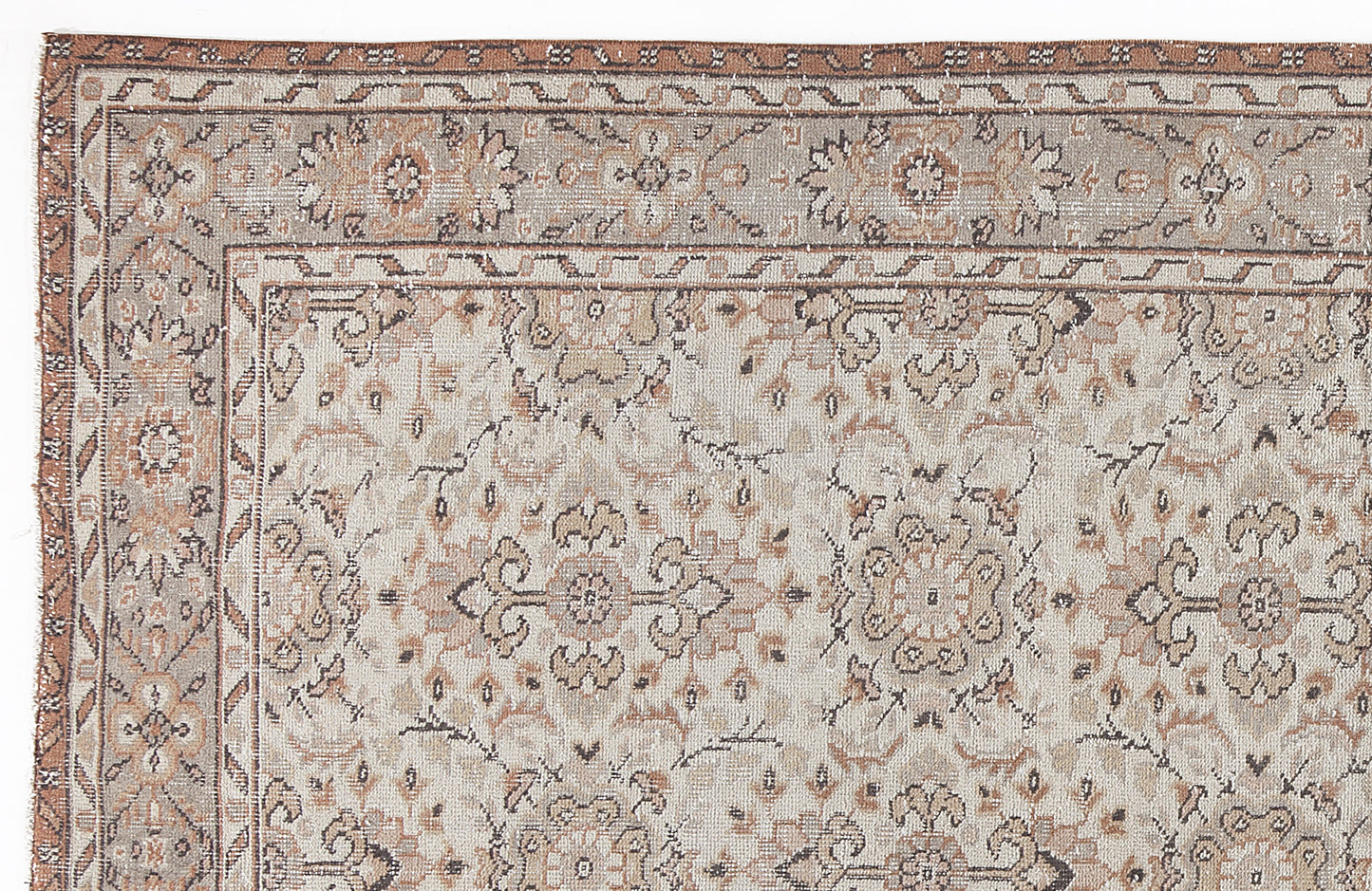 Slina - Vintage Floral Rug - 5'7 X 9'3