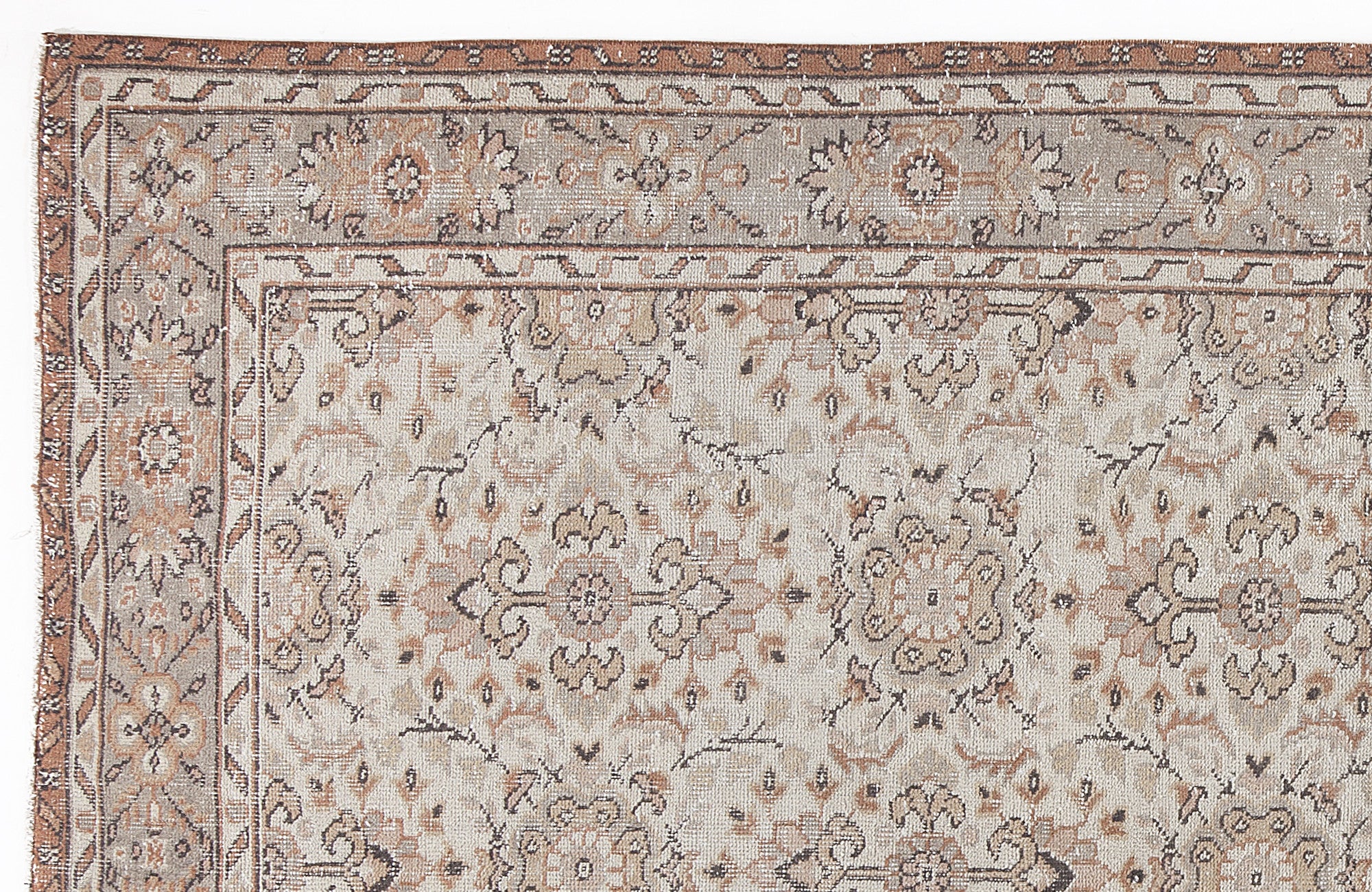 Slina - Vintage Floral Rug - 5'7 X 9'3