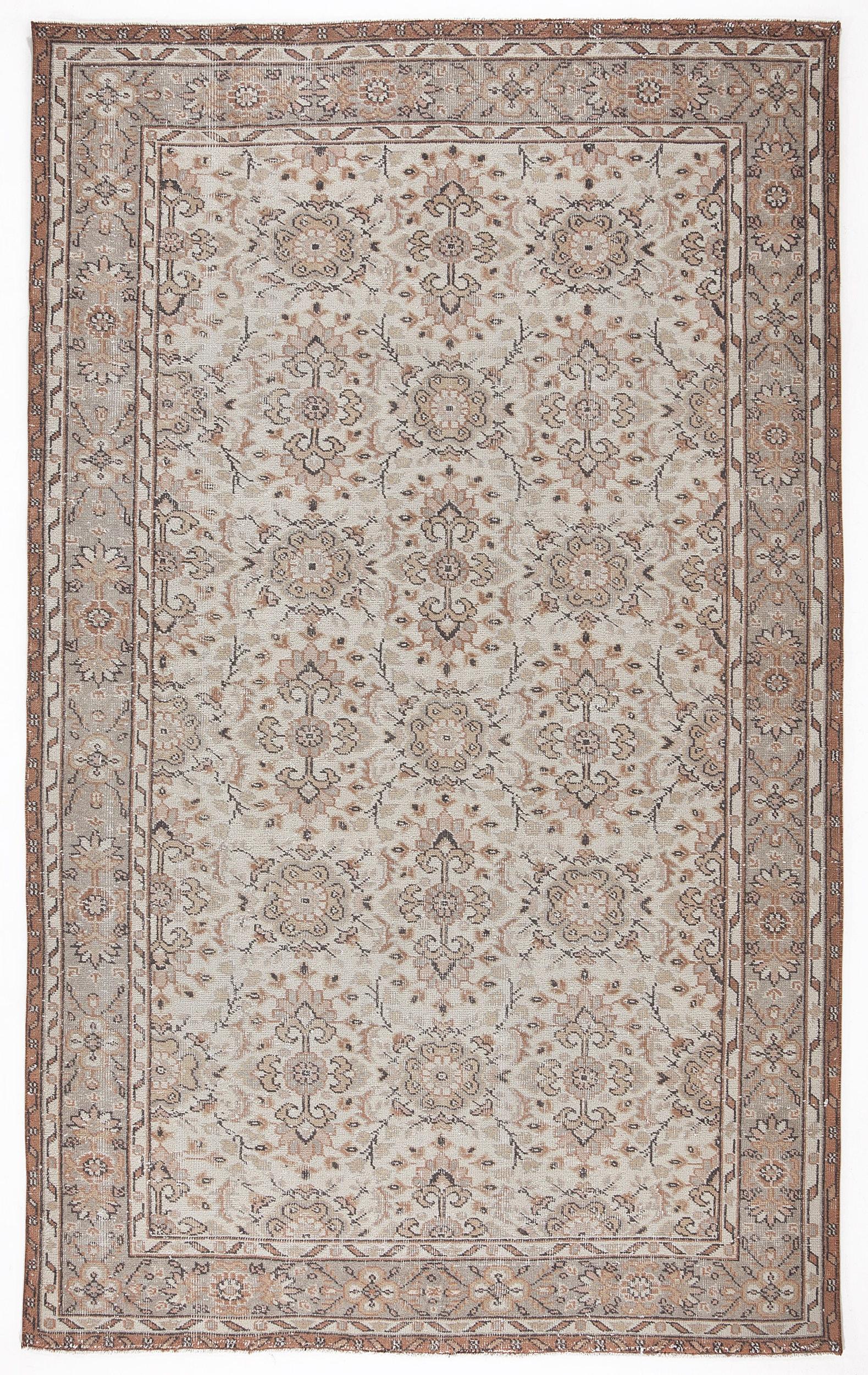 Slina - Vintage Floral Rug - 5'7 X 9'3