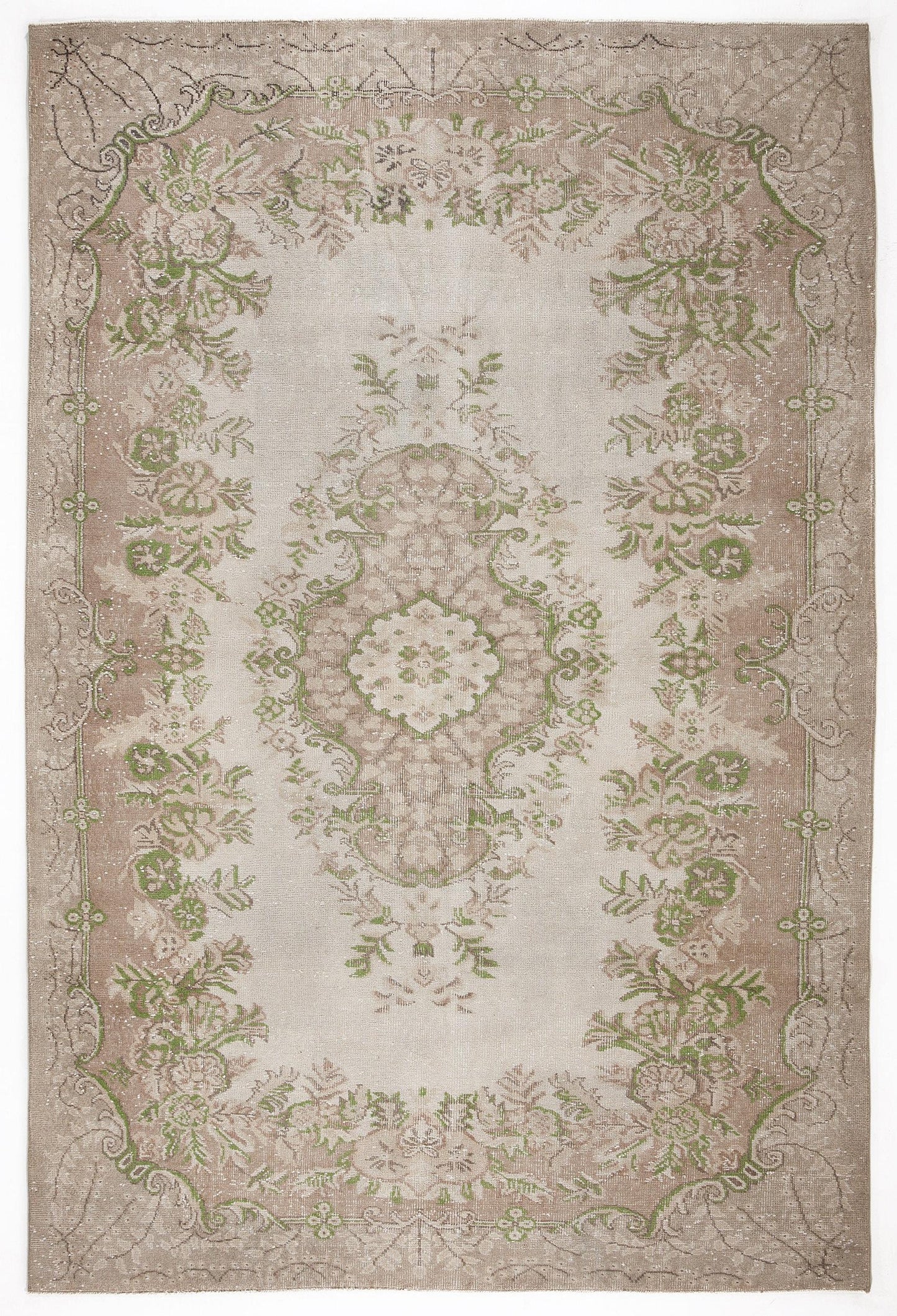 Taideex - Vintage Medallion Rug - 6'4 X 9'7
