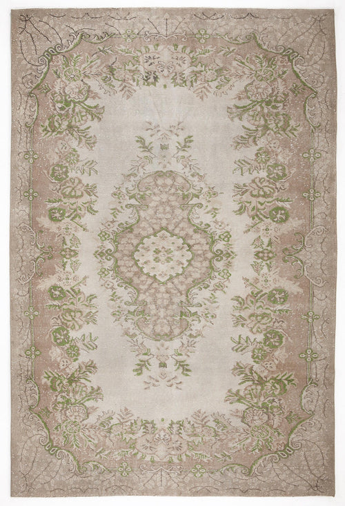 Load image 1 in gallery view. Taideex - Vintage Medallion Rug - 6'4 X 9'7