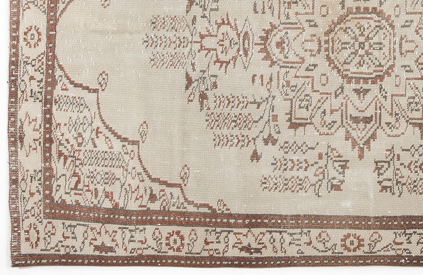 Riazia - Vintage Medallion Rug - 5'1 X 8'7