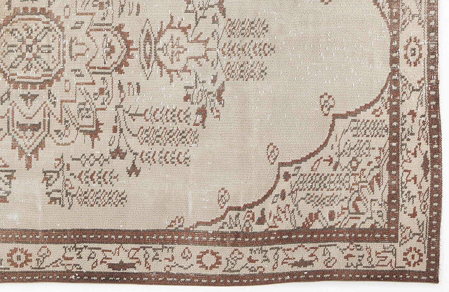 Riazia - Vintage Medallion Rug - 5'1 X 8'7