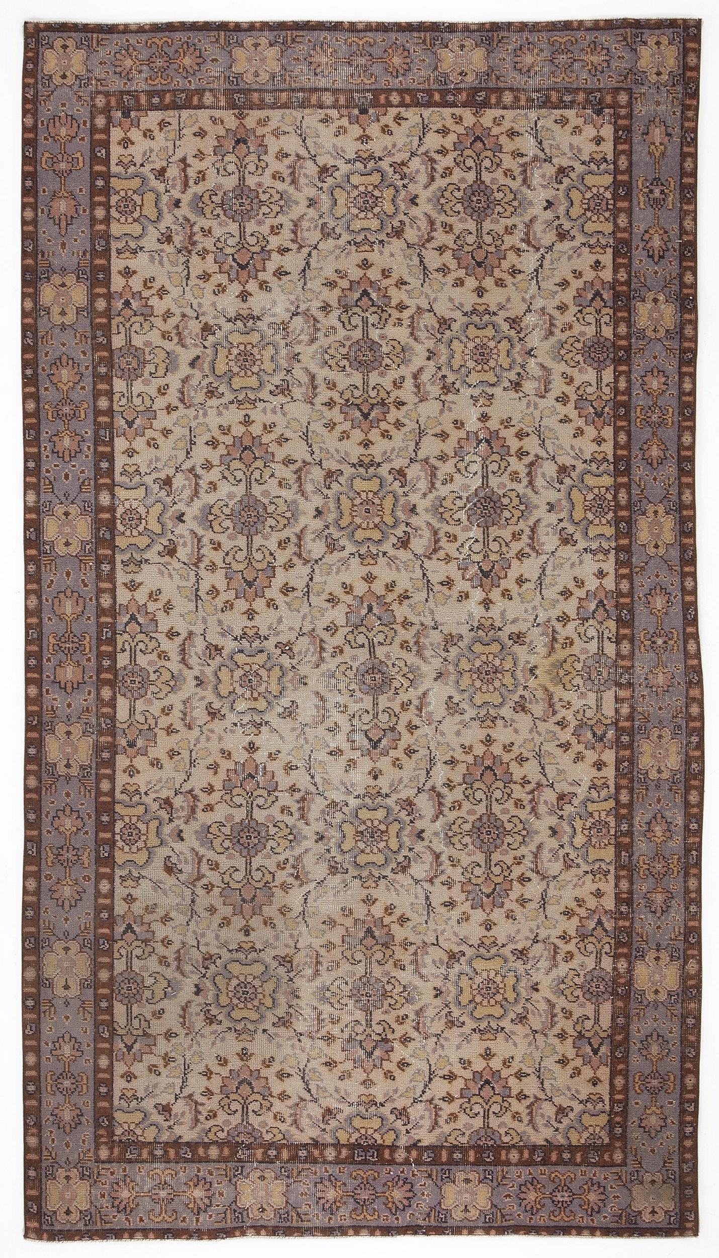 Faane - Vintage Floral Rug - 5'3 X 9'5