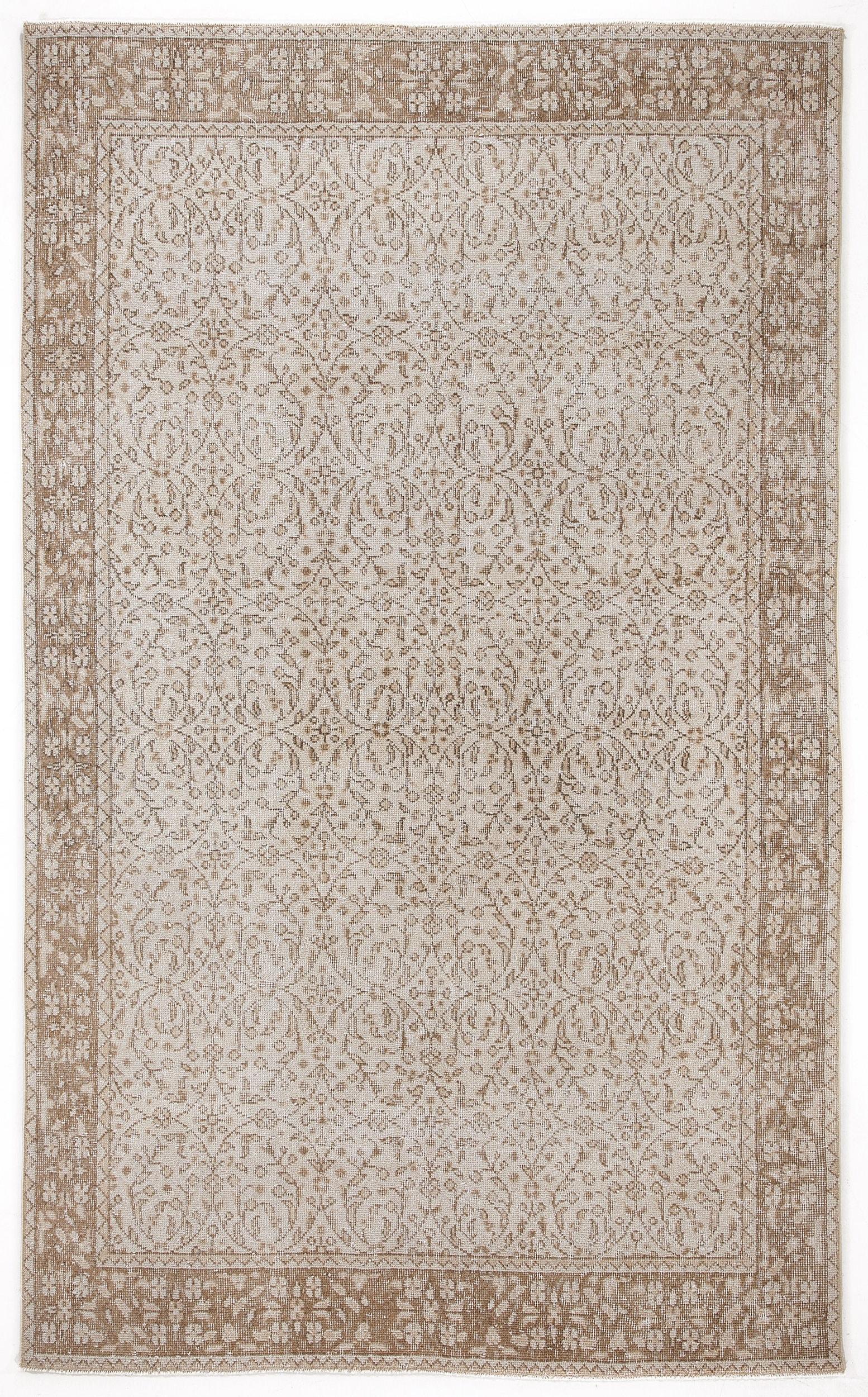 Bezeos - Vintage Floral Rug - 5'3 X 8'8