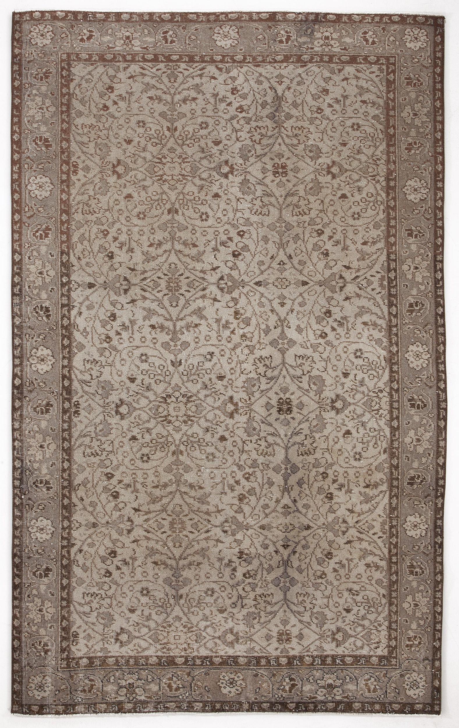 Glaemear - Vintage Floral Rug - 5'5 X 8'10