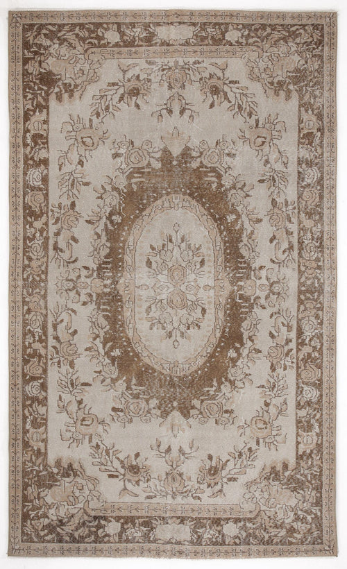 Load image 1 in gallery view. Copoar - Vintage Medallion Rug - 5'7 X 9'4