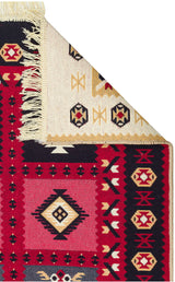 Crimson Form - Washable Double-Sided Kilims - AR28
