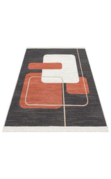 Burnt Stone - Washable Double-Sided Kilims - AR36