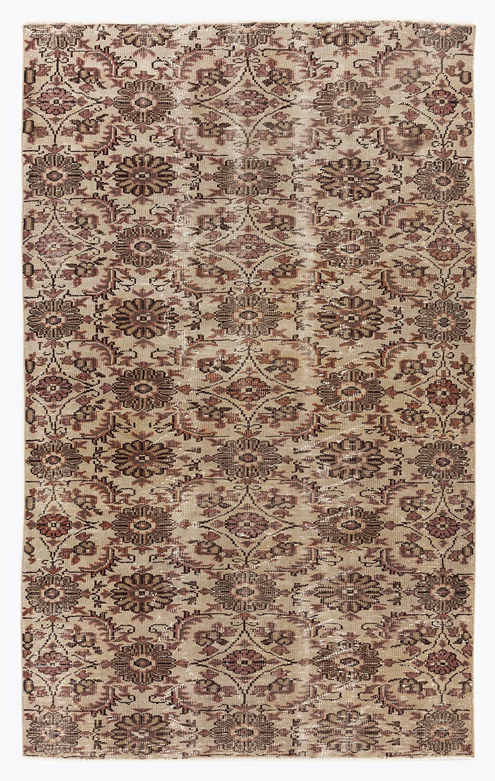 Sleveel - Vintage Floral Rug - 4'11 X 8'1