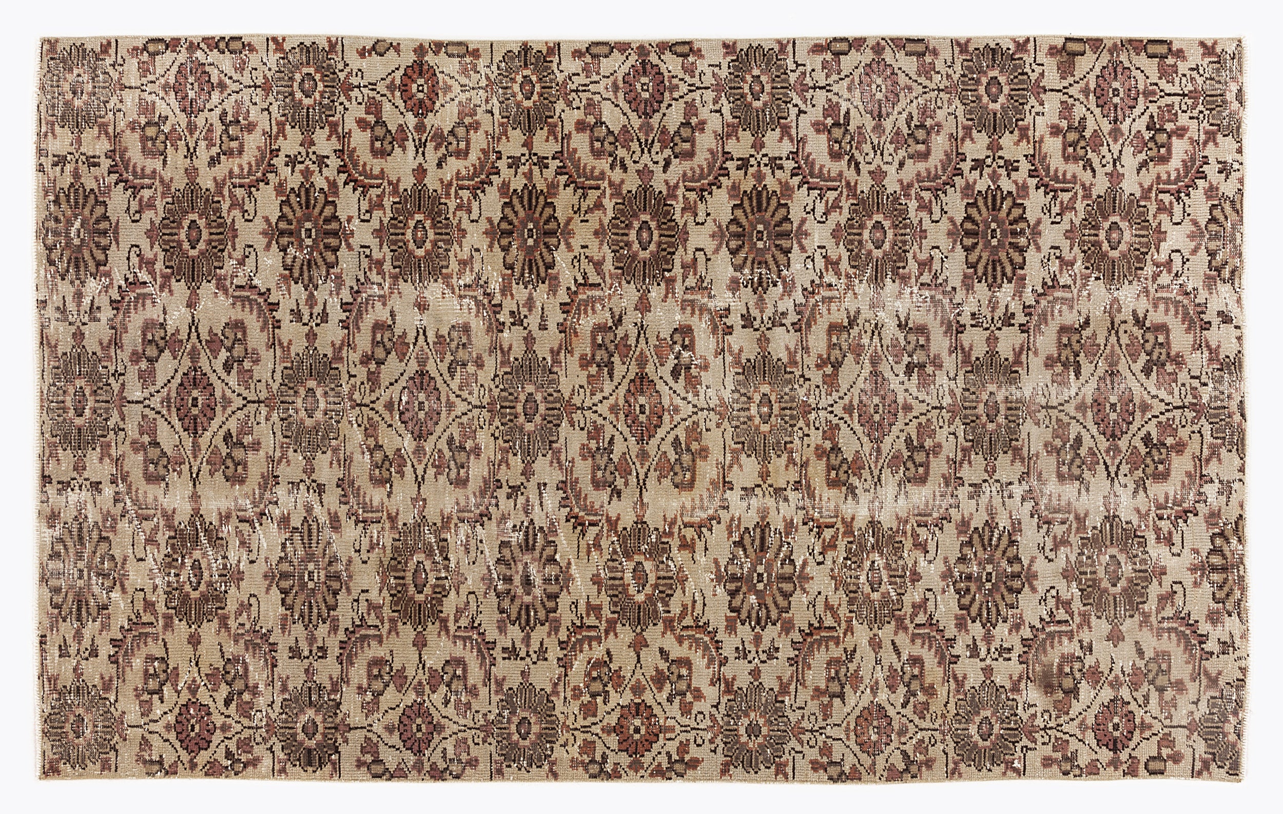 Sleveel - Vintage Floral Rug - 4'11 X 8'1