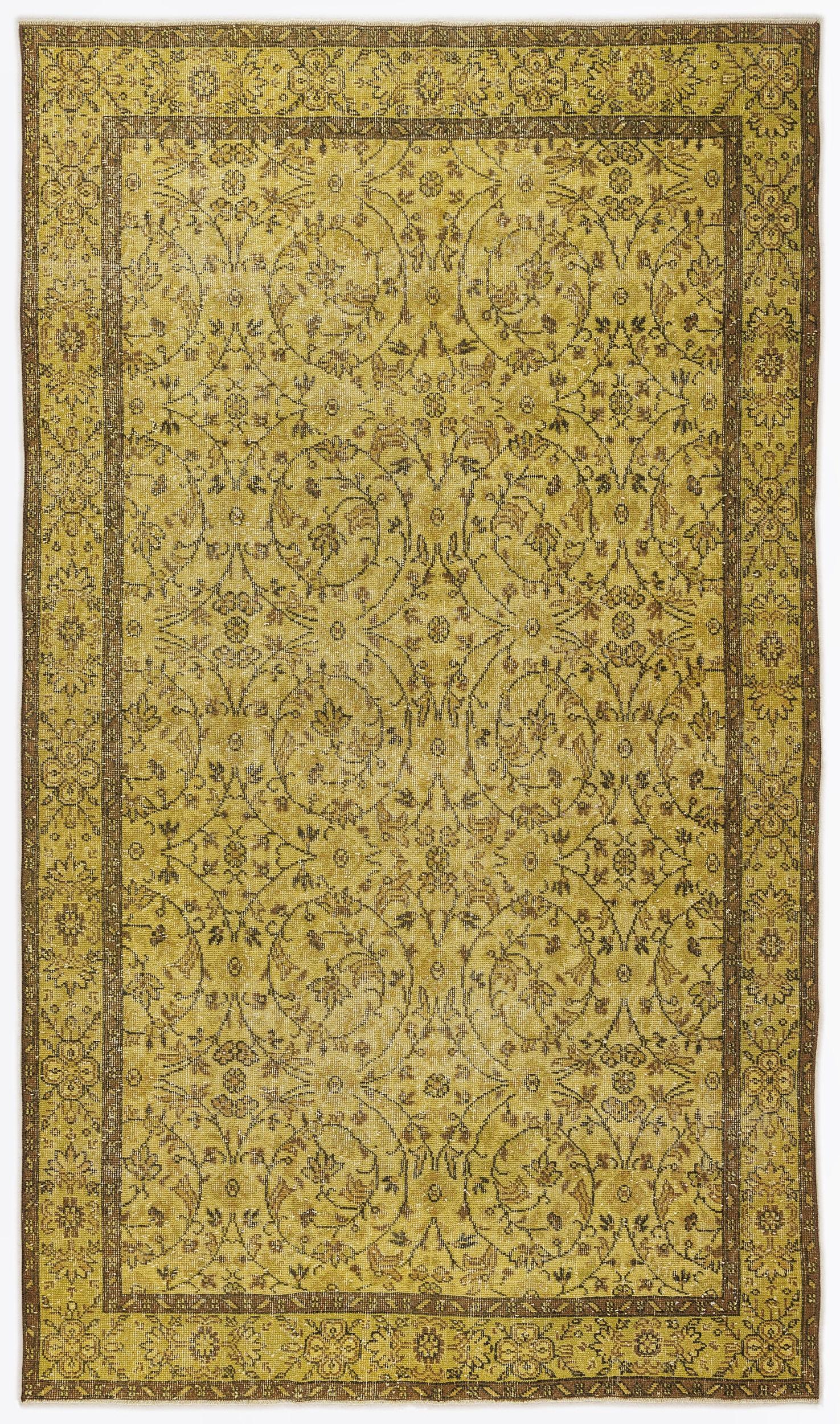 Nunear - Vintage Floral Rug - 5'6 X 9'6