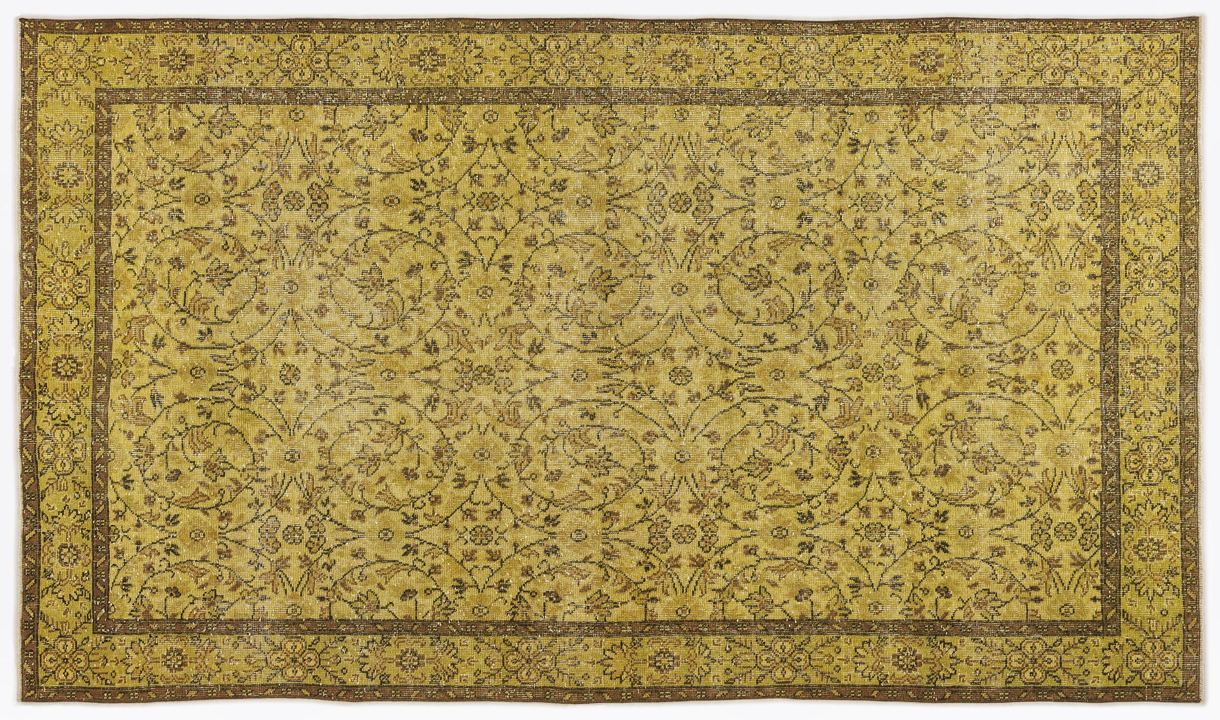 Nunear - Vintage Floral Rug - 5'6 X 9'6