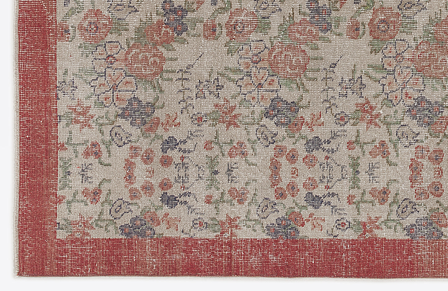 Shaex - Vintage Floral Rug - 5'5 X 9'0
