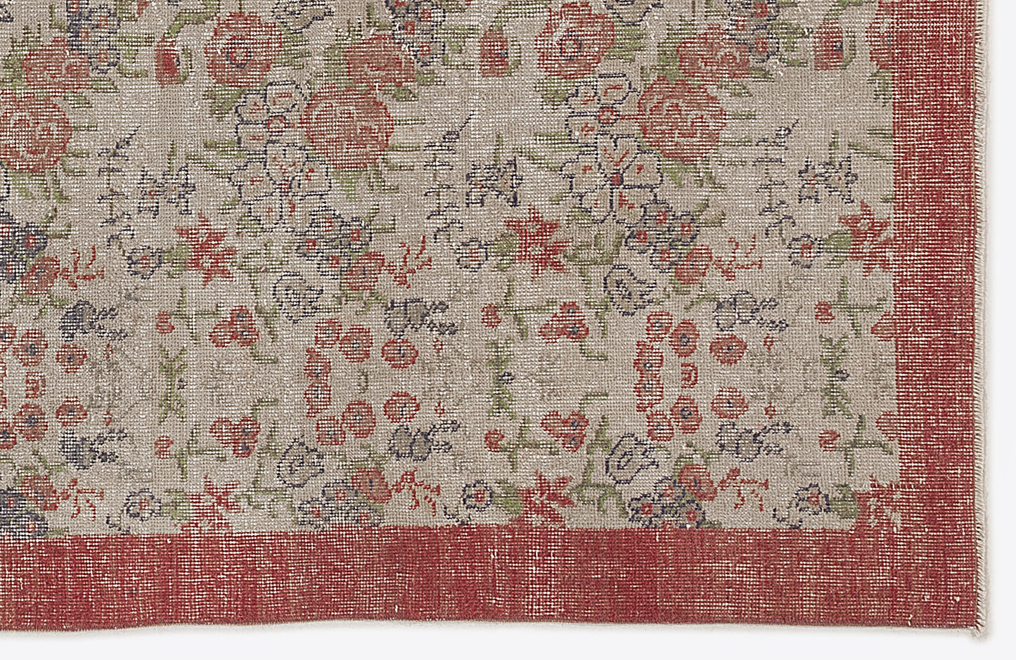 Shaex - Vintage Floral Rug - 5'5 X 9'0