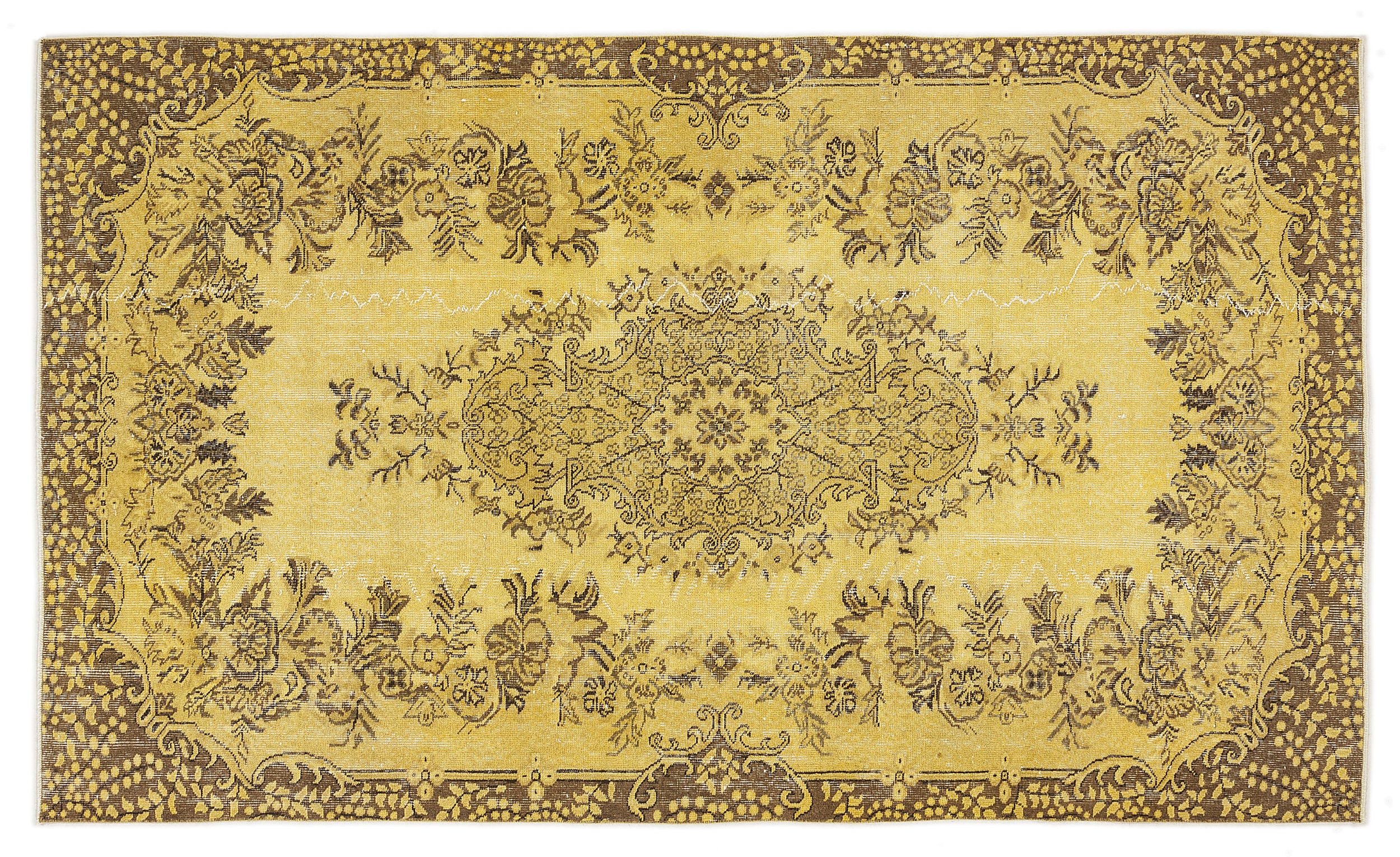 Rakoen - Vintage Medallion Rug - 5'4 X 9'1
