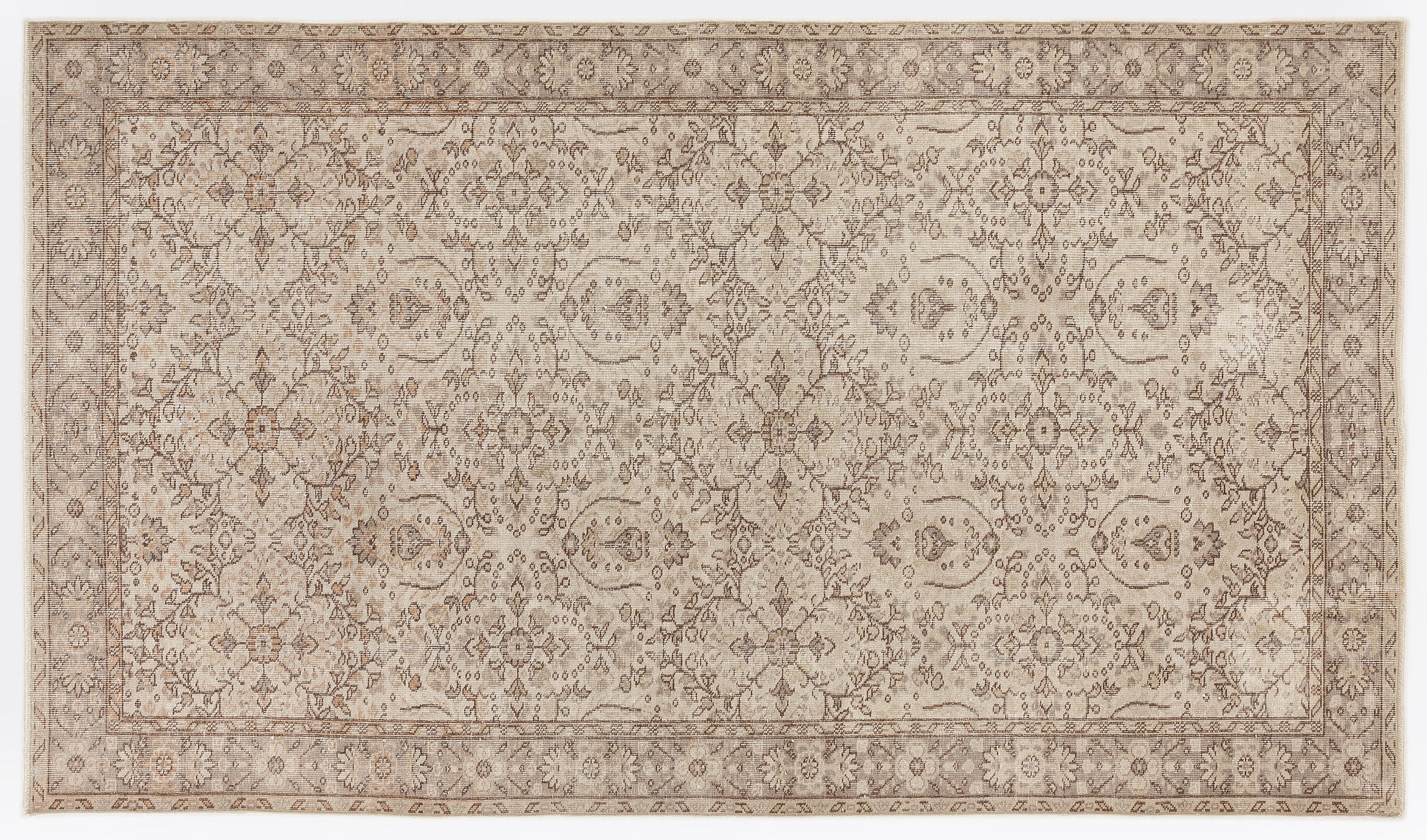 Mupoon - Vintage Floral Rug - 5'7 X 9'7