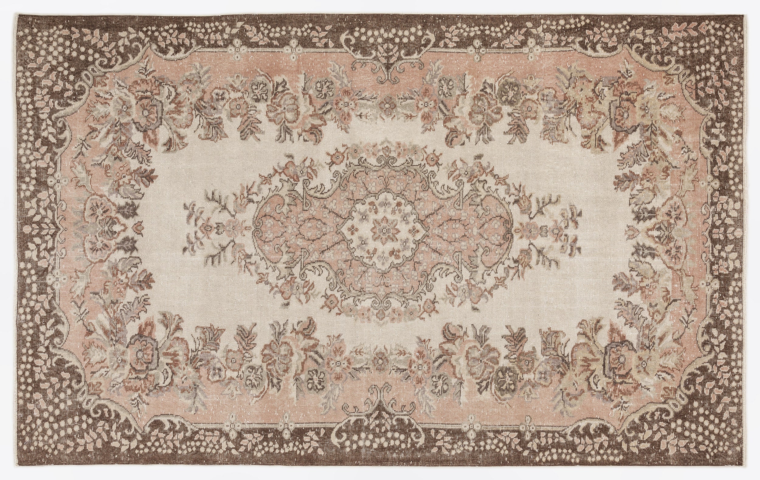 Thana - Vintage Medallion Rug - 6'2 X 9'9