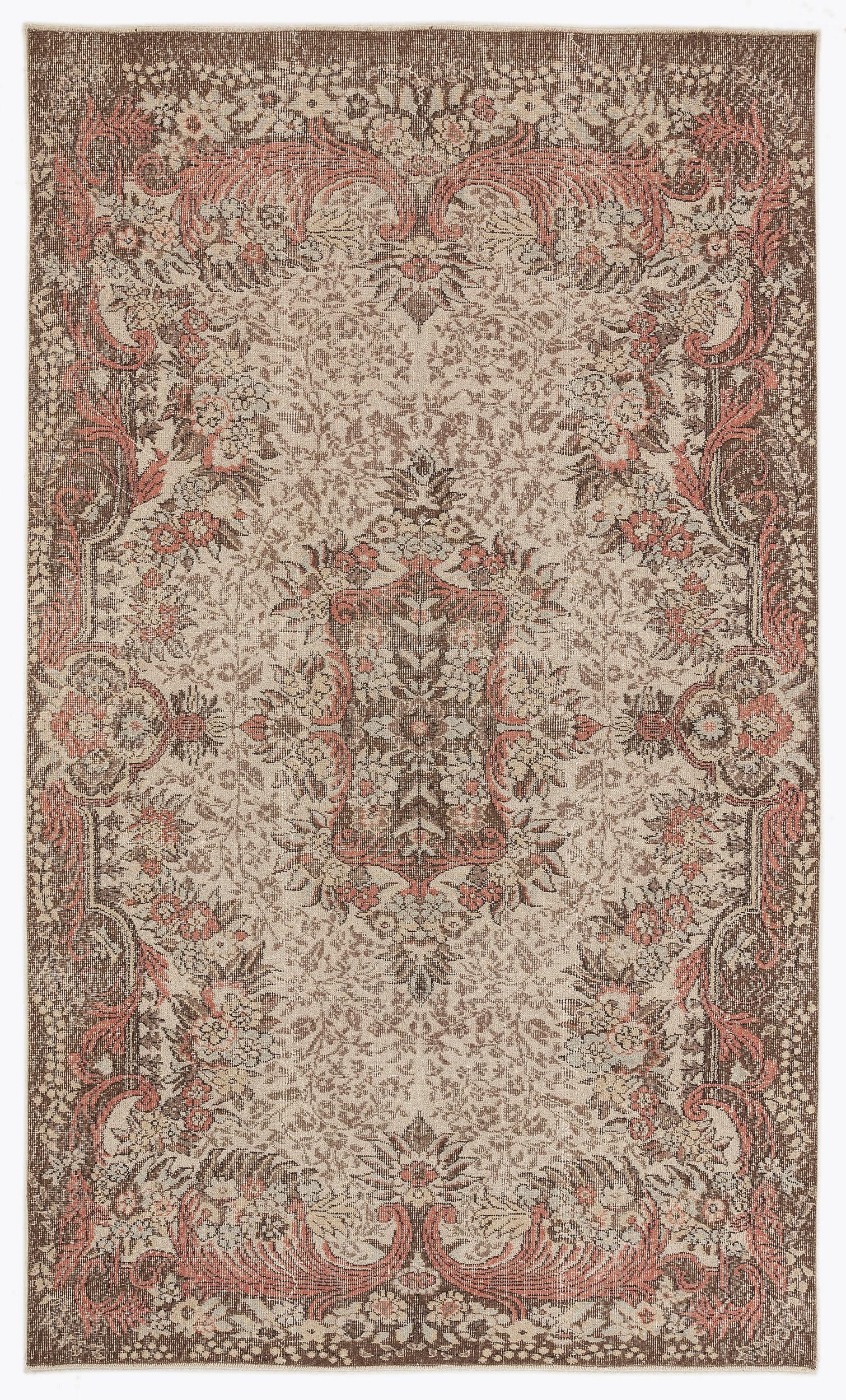 Kozeda - Vintage Medallion Rug - 5'8 X 9'8