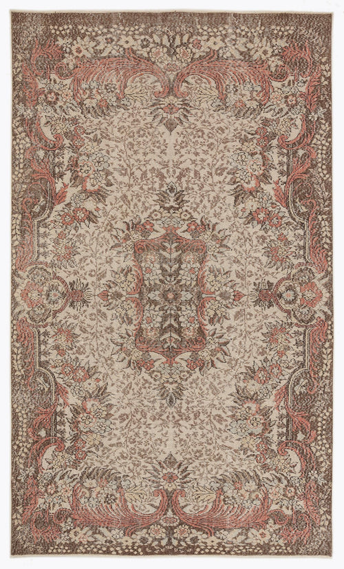Load image 1 in gallery view. Kozeda - Vintage Medallion Rug - 5'8 X 9'8