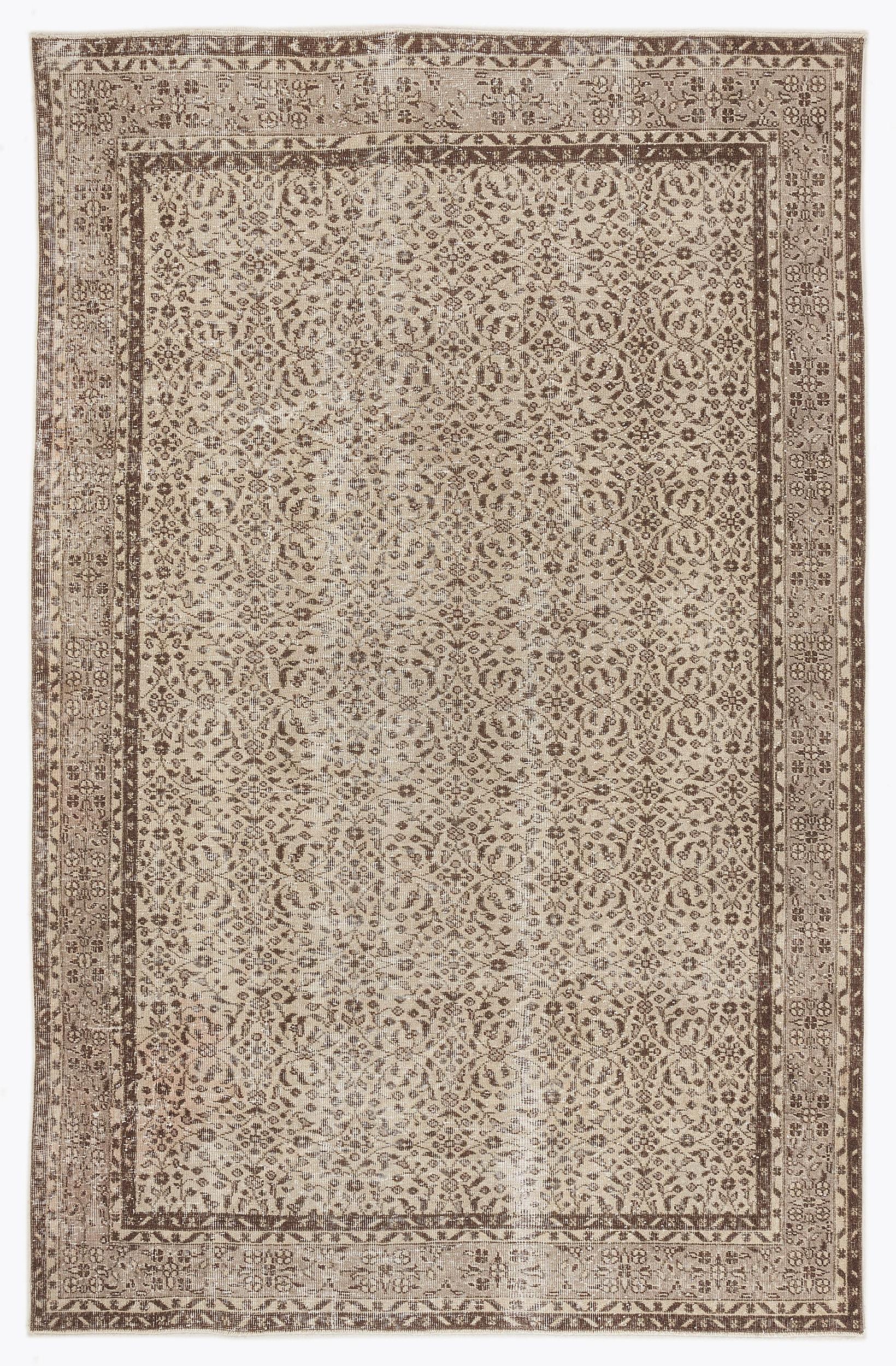 Mapana - Vintage Floral Rug - 6'4 X 9'6