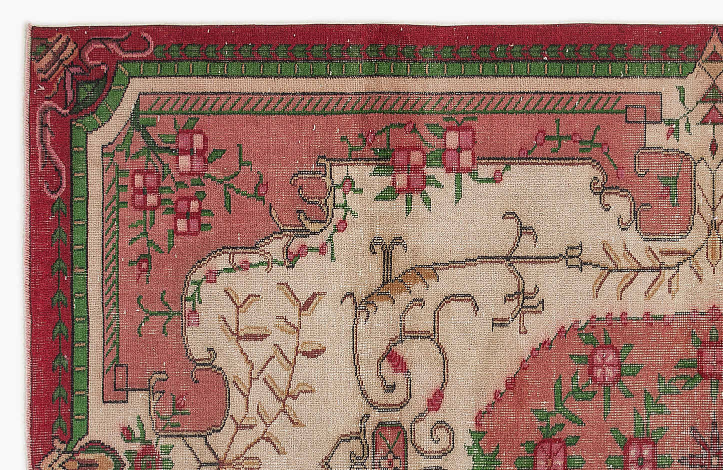 Tozesa - Vintage Medallion Rug - 5'7 X 9'2