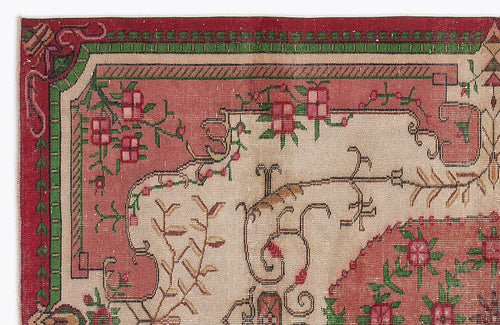 Load image 1 in gallery view. Tozesa - Vintage Medallion Rug - 5'7 X 9'2