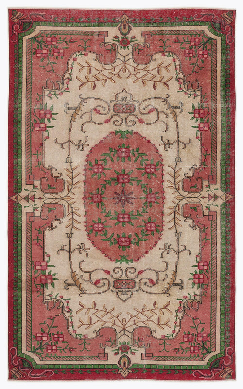 Load image 1 in gallery view. Tozesa - Vintage Medallion Rug - 5'7 X 9'2