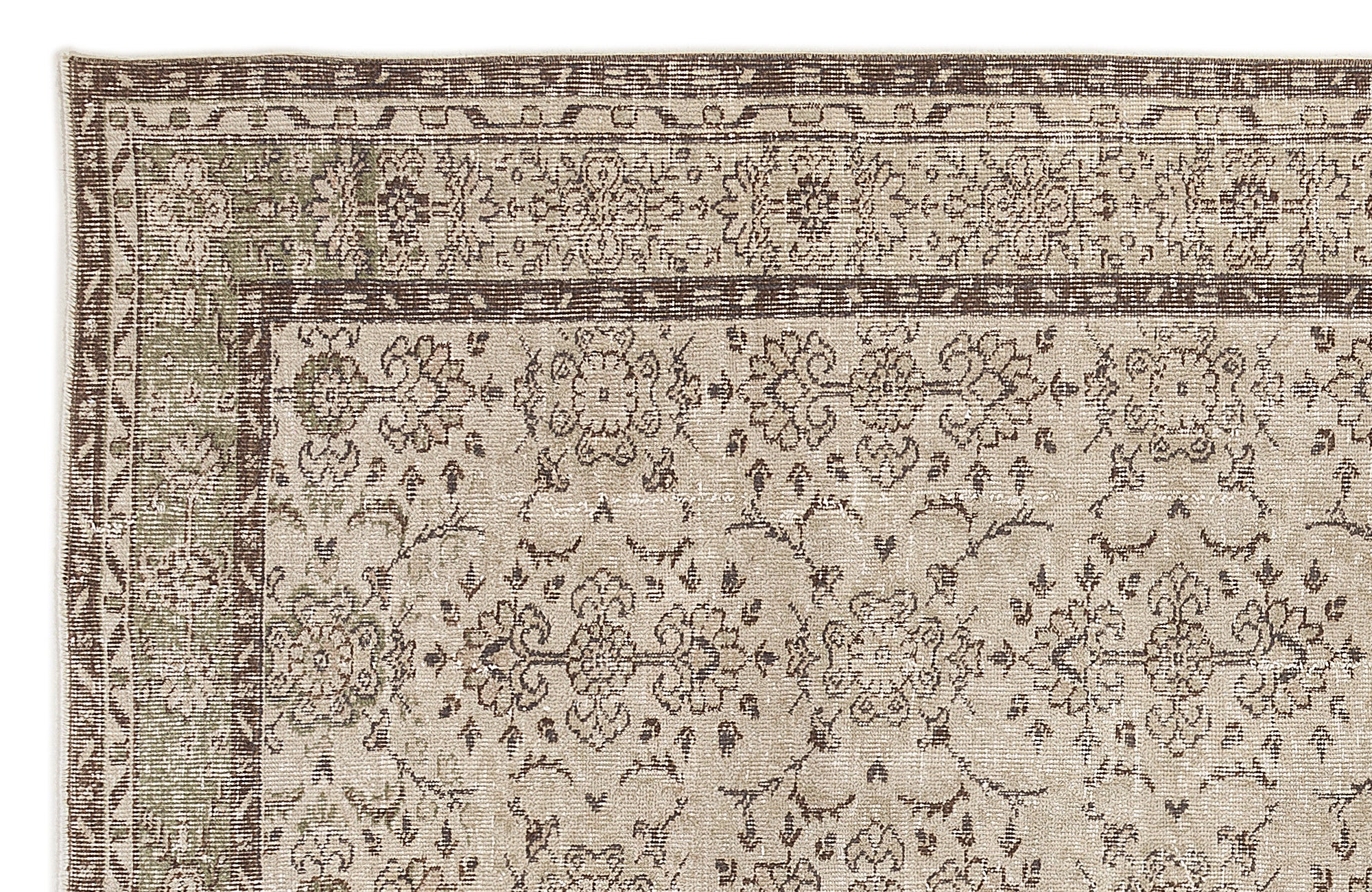 Dodius - Vintage Floral Rug - 6'2 X 9'7