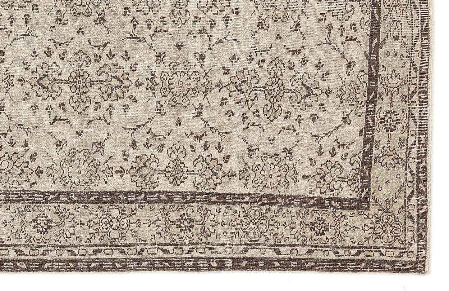 Dodius - Vintage Floral Rug - 6'2 X 9'7