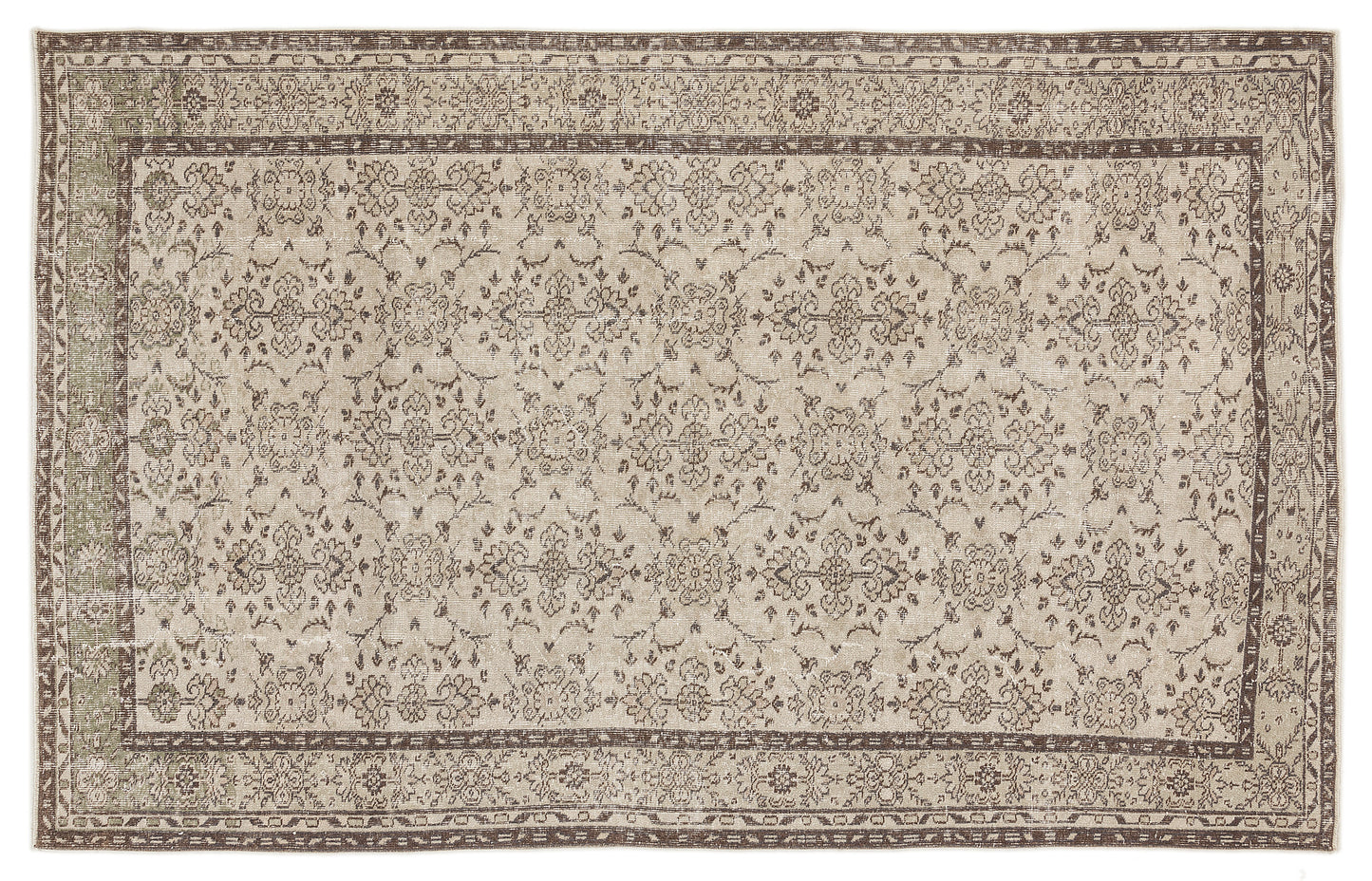 Dodius - Vintage Floral Rug - 6'2 X 9'7