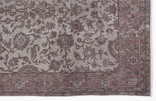Load image 1 in gallery view. Crais - Vintage Floral Rug - 4'11 X 9'5