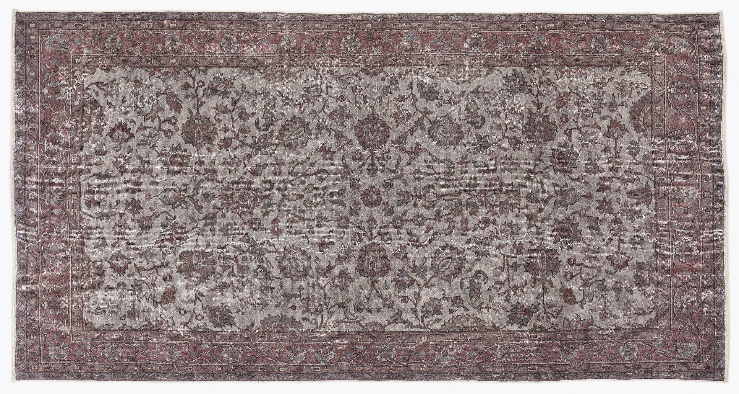 Crais - Vintage Floral Rug - 4'11 X 9'5